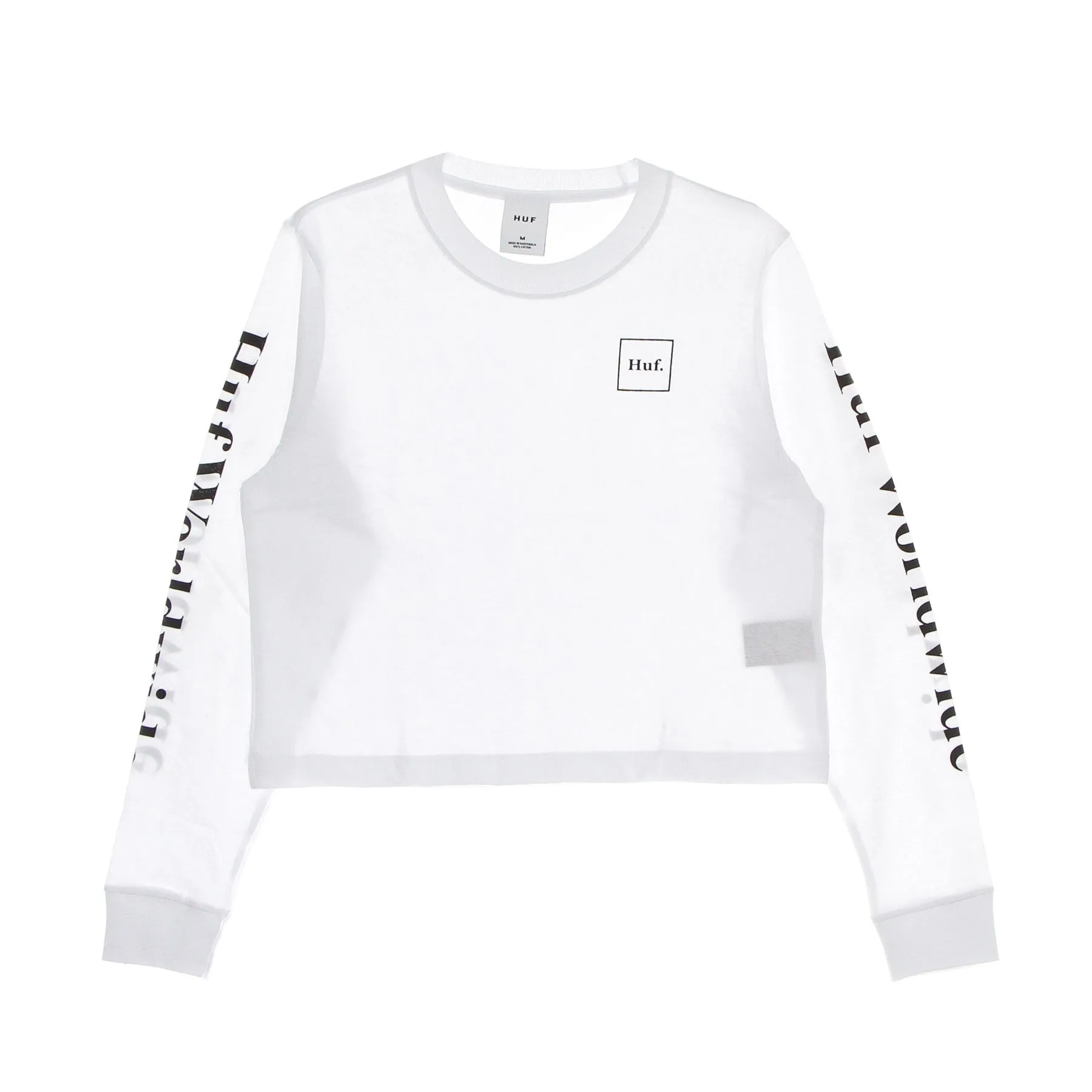 Maglietta Manica Lunga Corta Donna Domestic L/s Crop Tee White