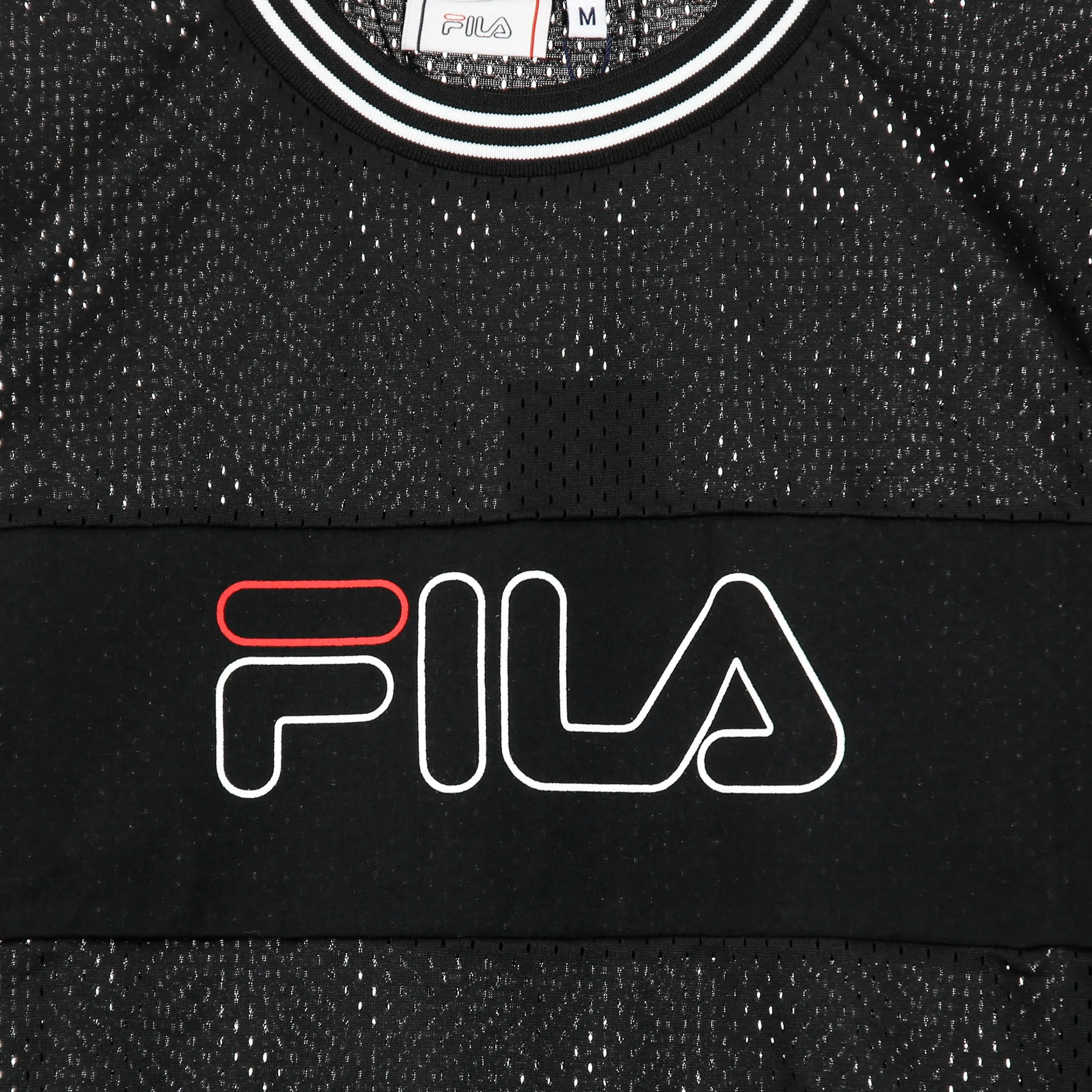 Maglietta Manica Lunga Corta Donna Jalina Cropped Sporty Mesh Shirt Black