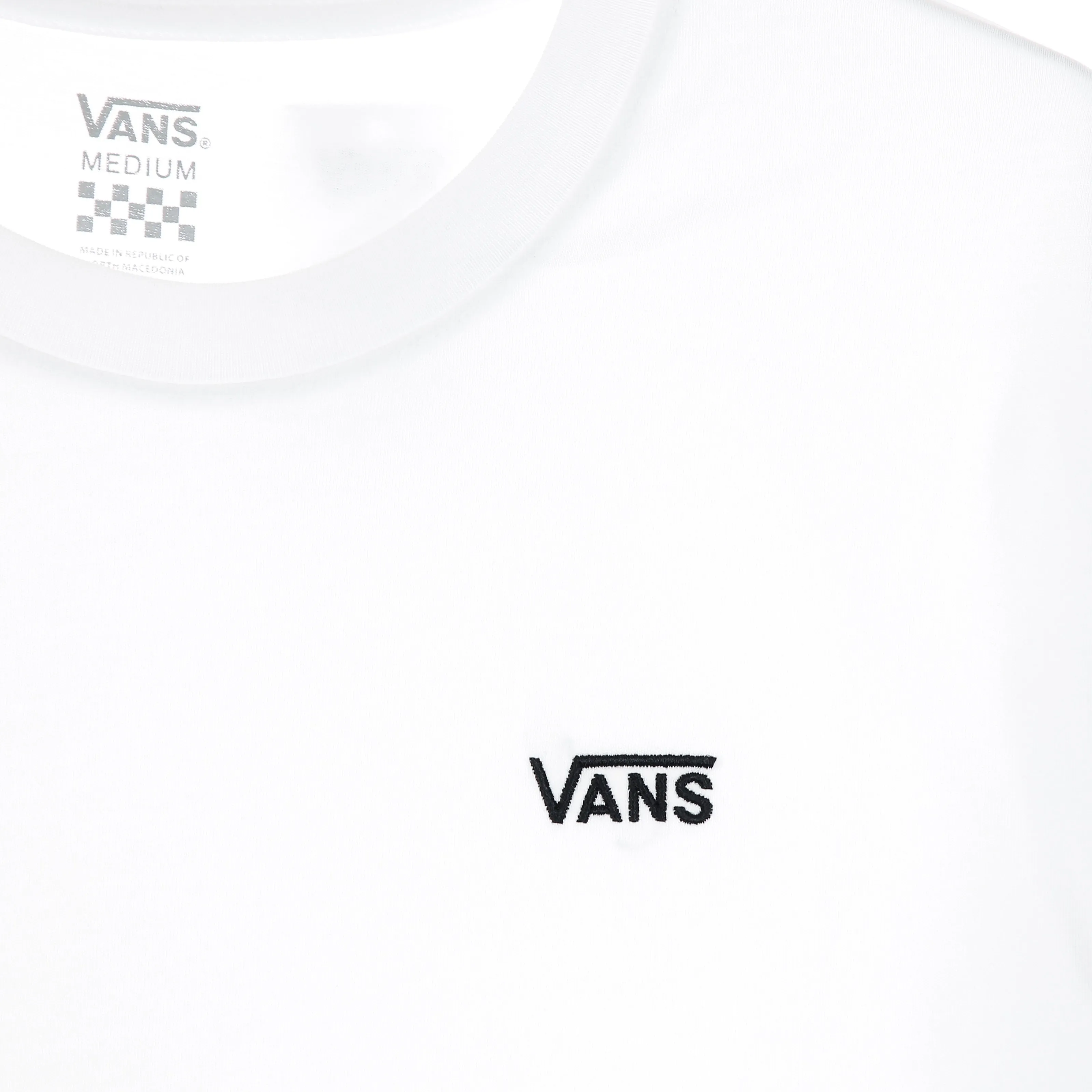 Maglietta Manica Lunga Corta Donna Junior V L/s Crop Tee White