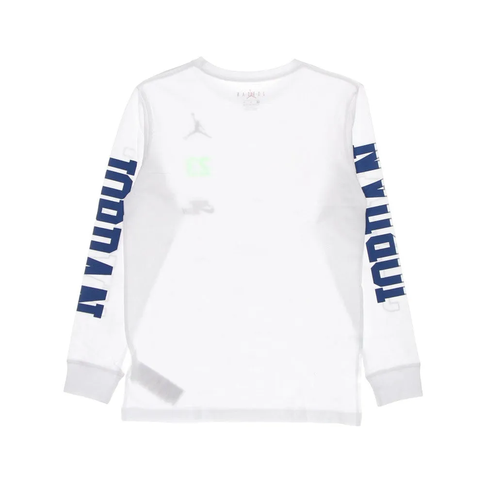 Maglietta Manica Lunga Ragazzo Jordan Switch L/s Tee White