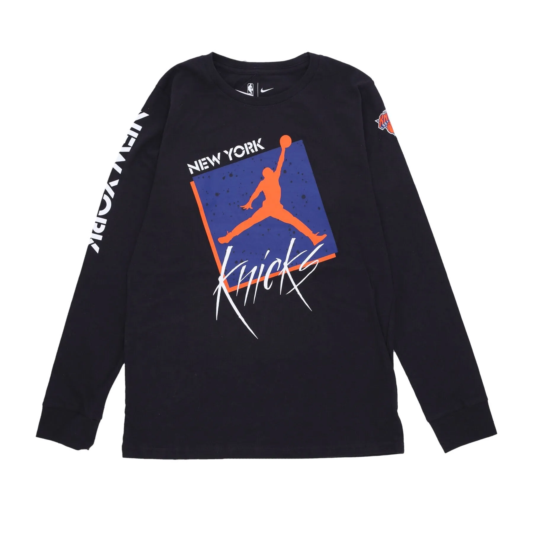 Maglietta Manica Lunga Ragazzo Nba Courtside Statement Max90 L/s Tee Neykni Original Team Colors
