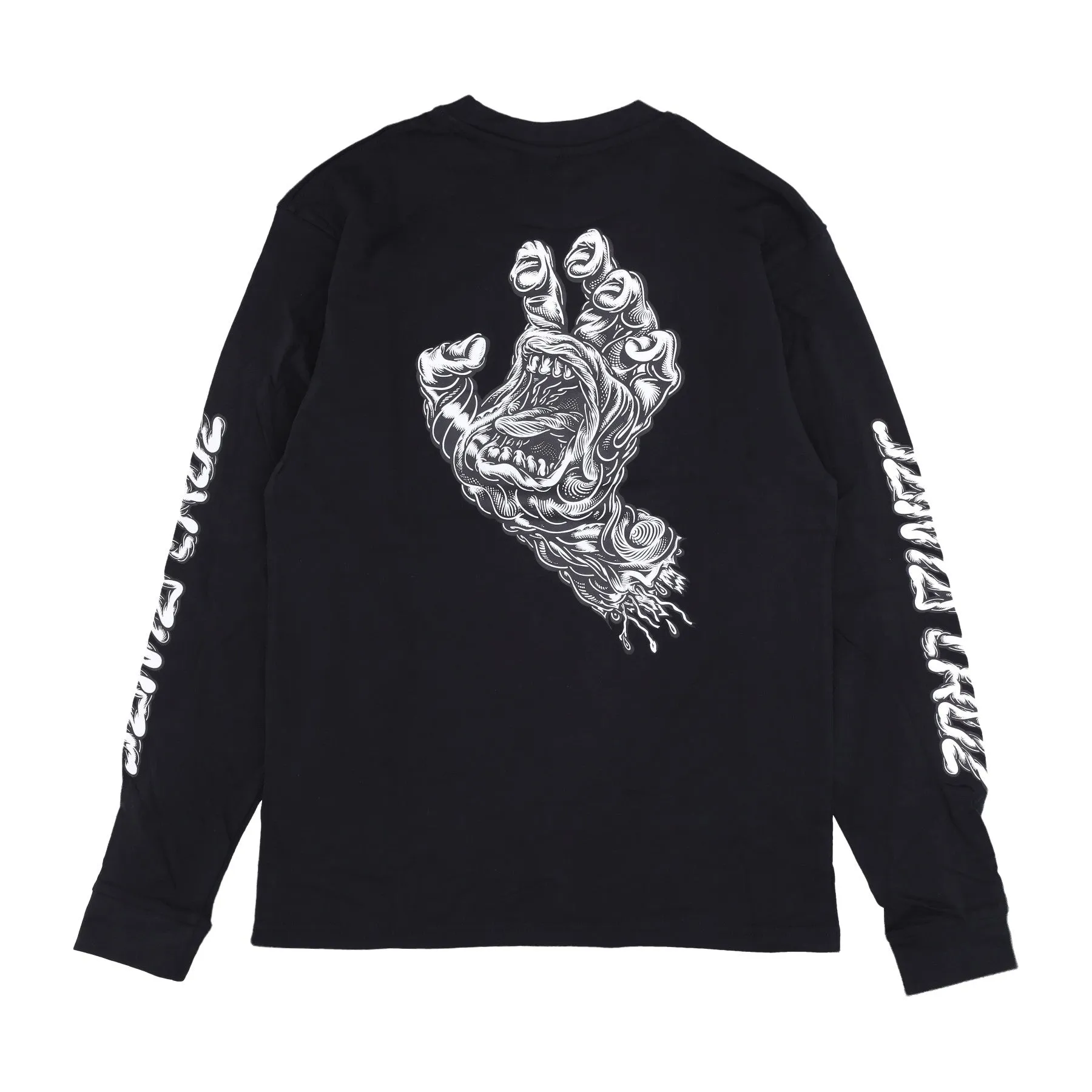 Maglietta Manica Lunga Uomo Alive Hand L/s Tee Black