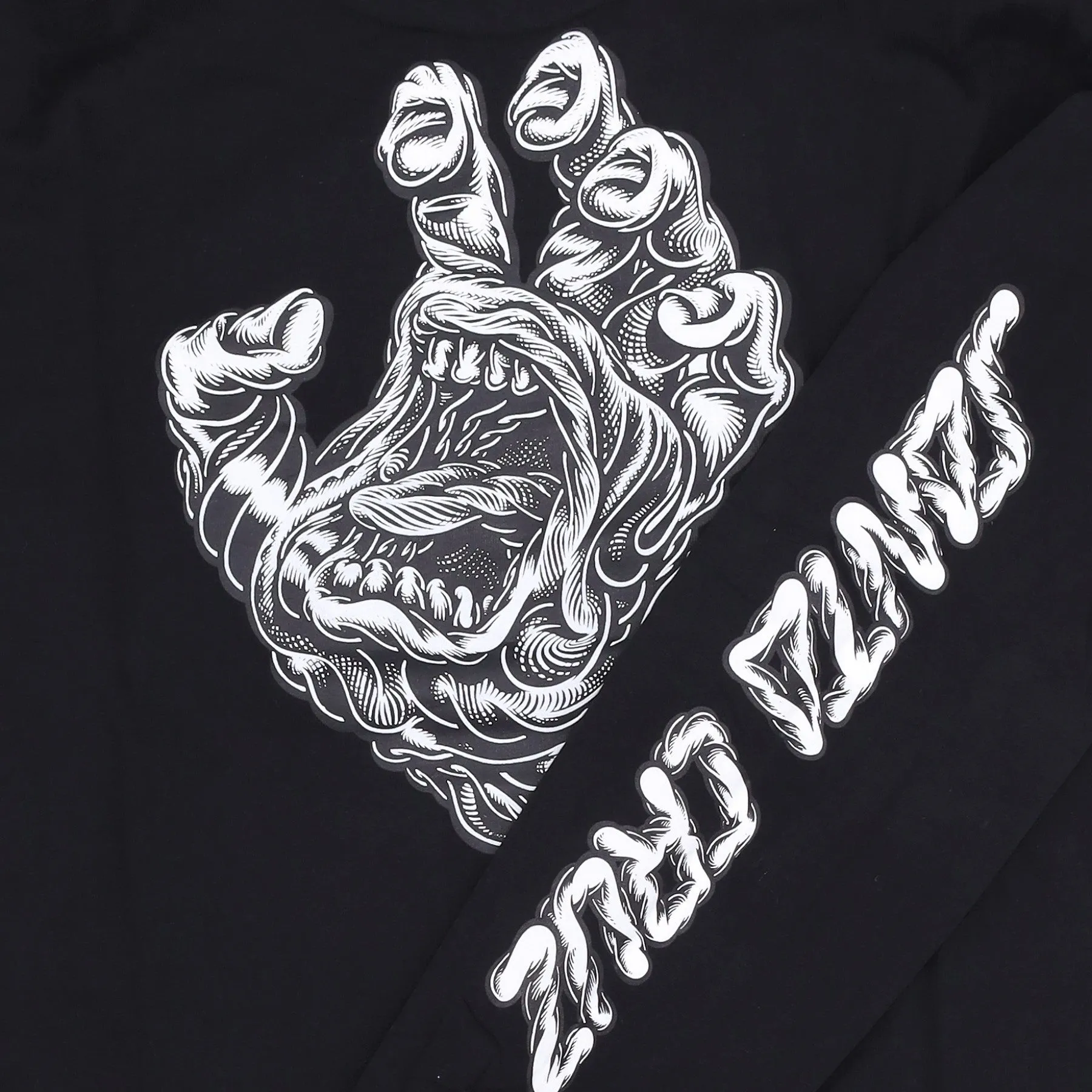 Maglietta Manica Lunga Uomo Alive Hand L/s Tee Black