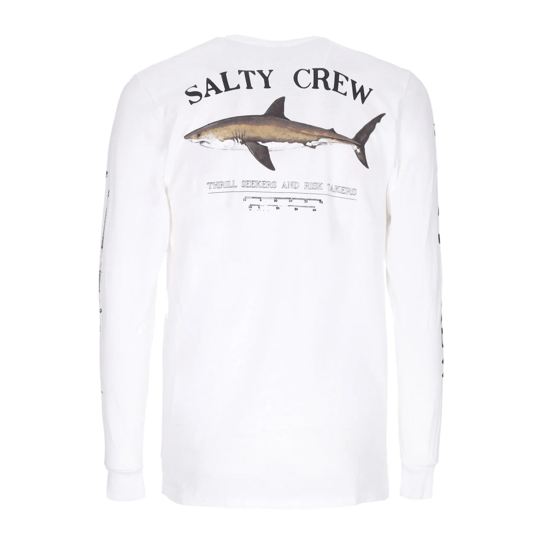Maglietta Manica Lunga Uomo Bruce L/s Tee White