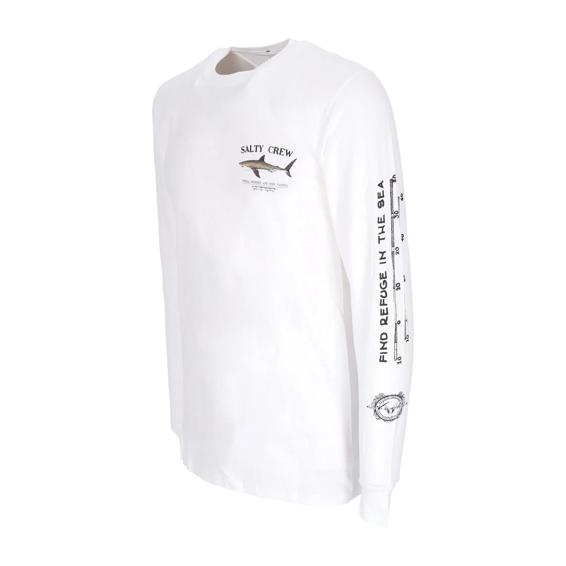 Maglietta Manica Lunga Uomo Bruce L/s Tee White