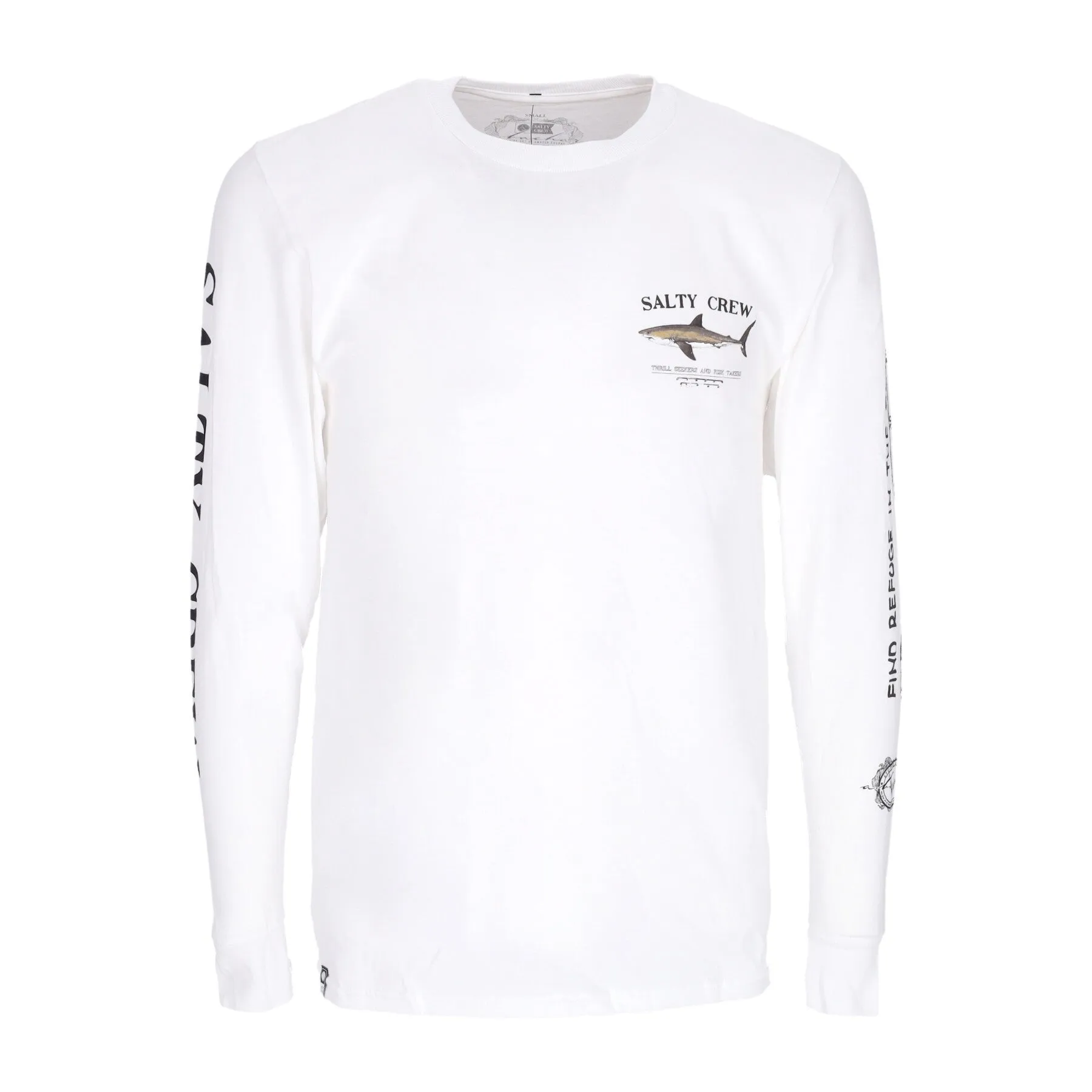 Maglietta Manica Lunga Uomo Bruce L/s Tee White