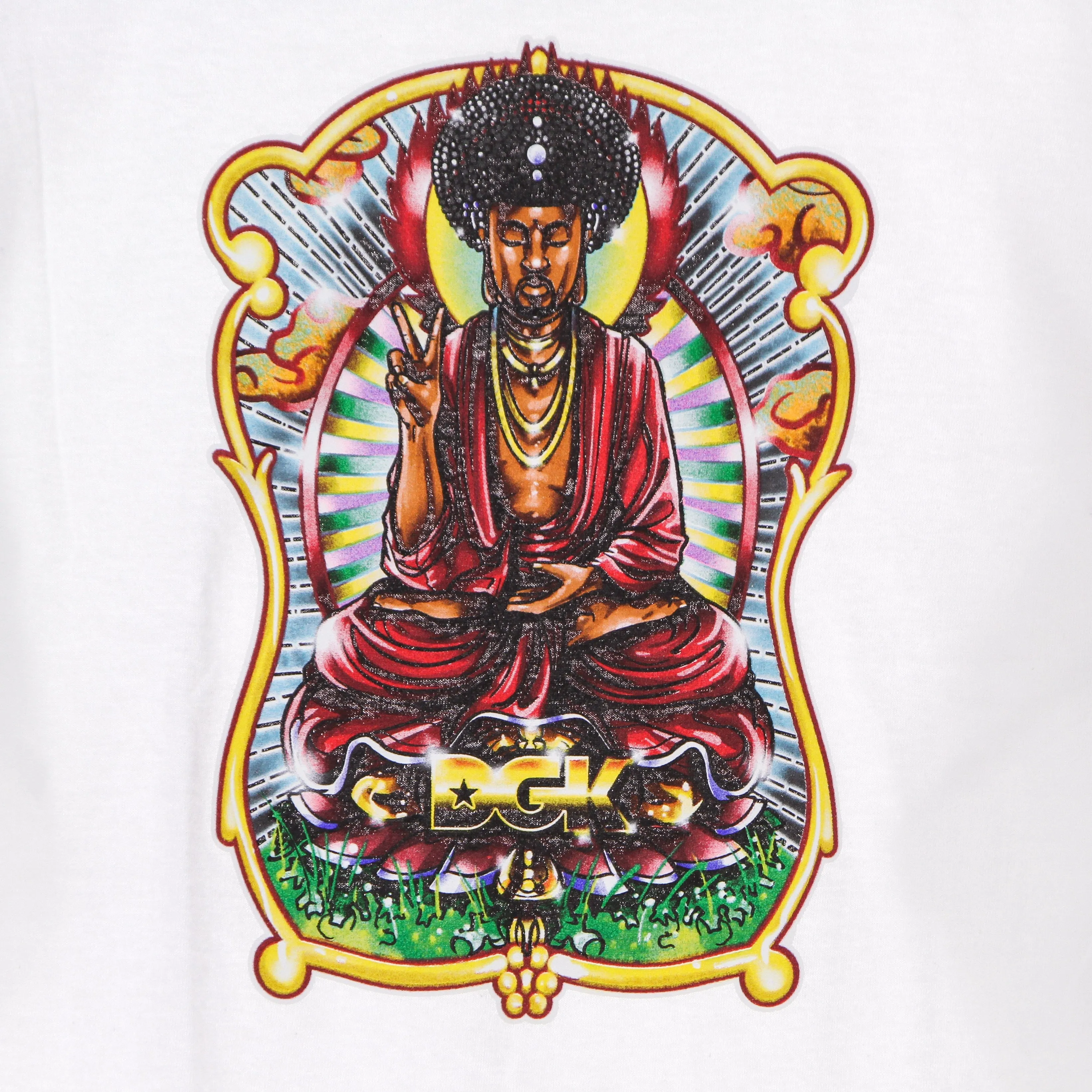 Maglietta Manica Lunga Uomo Buddha L/s White