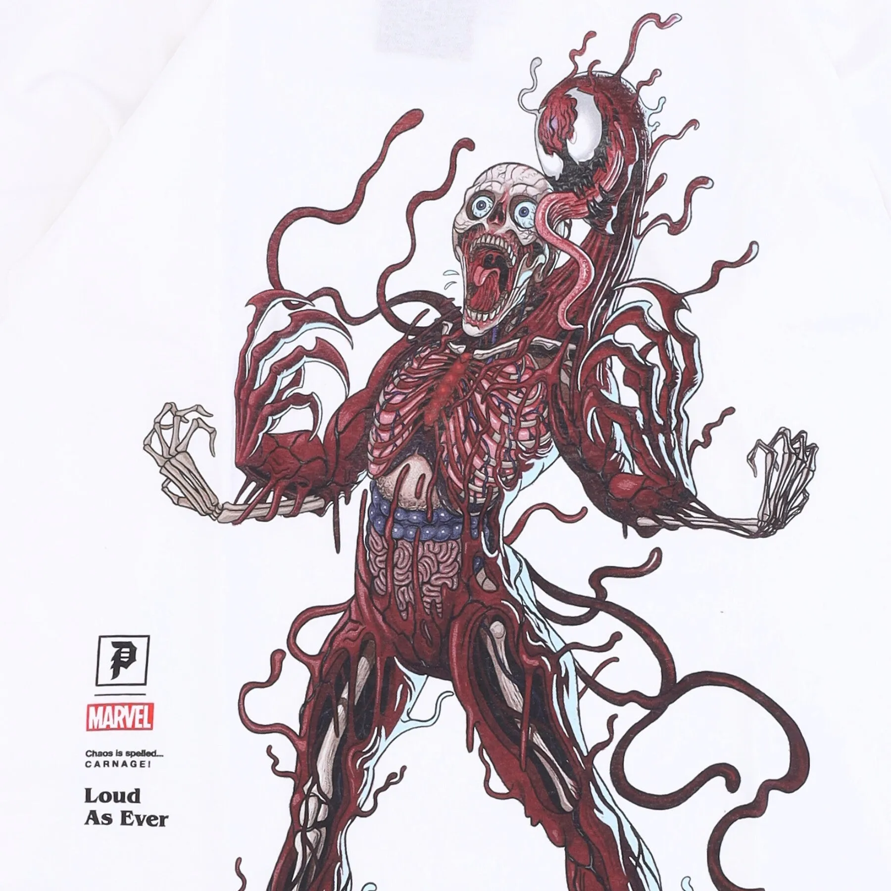 Maglietta Manica Lunga Uomo Carnage L/s Tee X Marvel X Nychos White