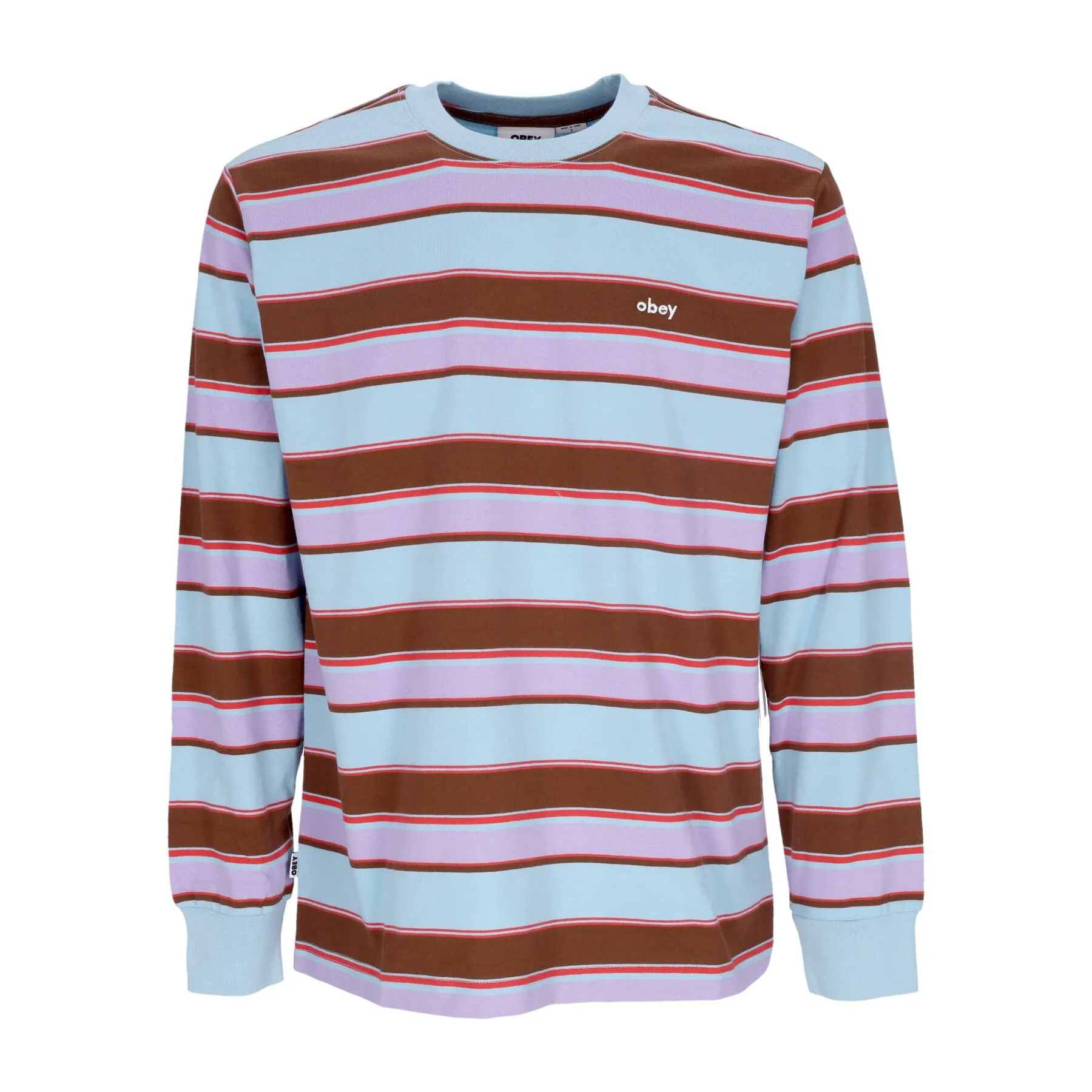 Maglietta Manica Lunga Uomo Direct L/s Tee Sky Blue Multi