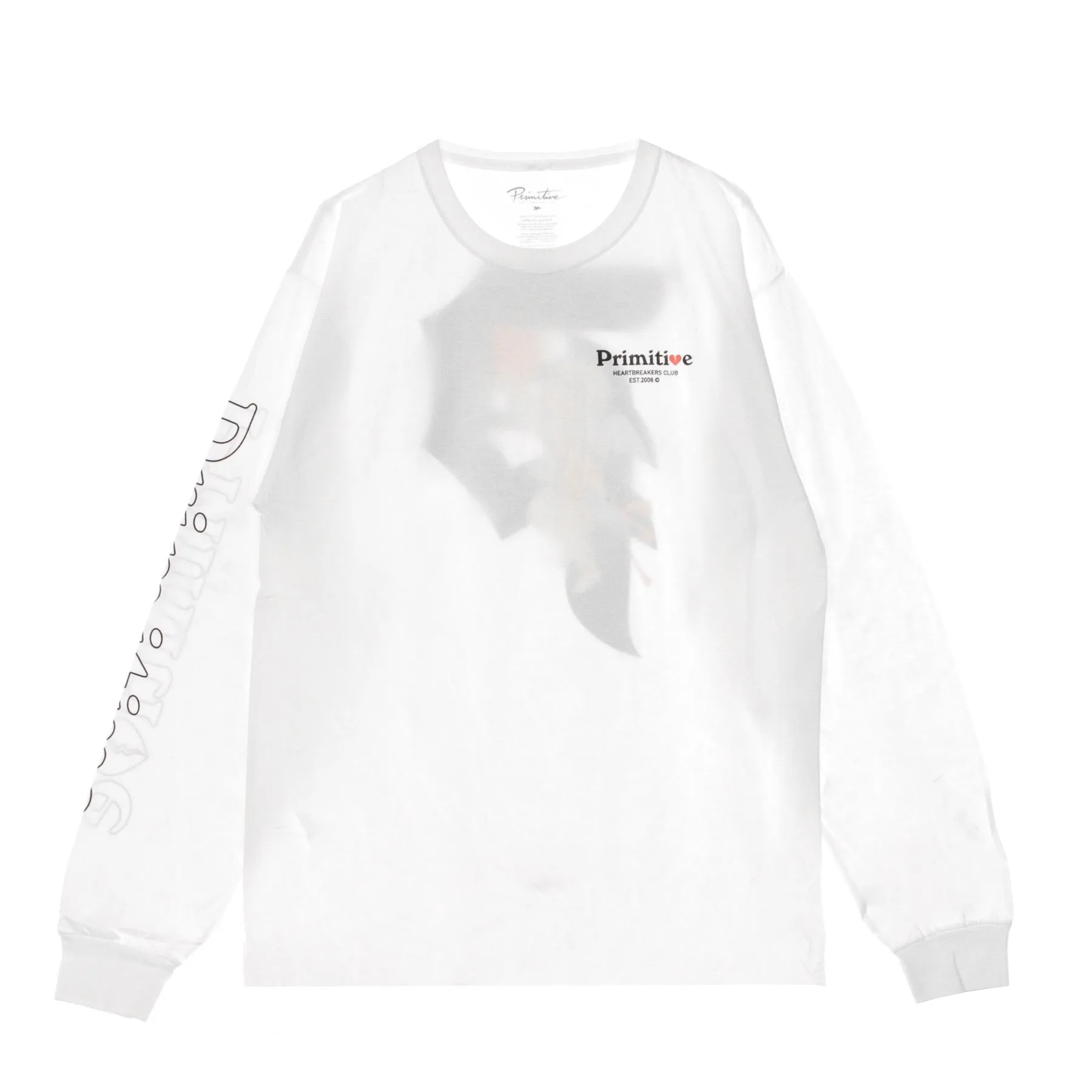 Maglietta Manica Lunga Uomo Dirty P Cupid L/s White