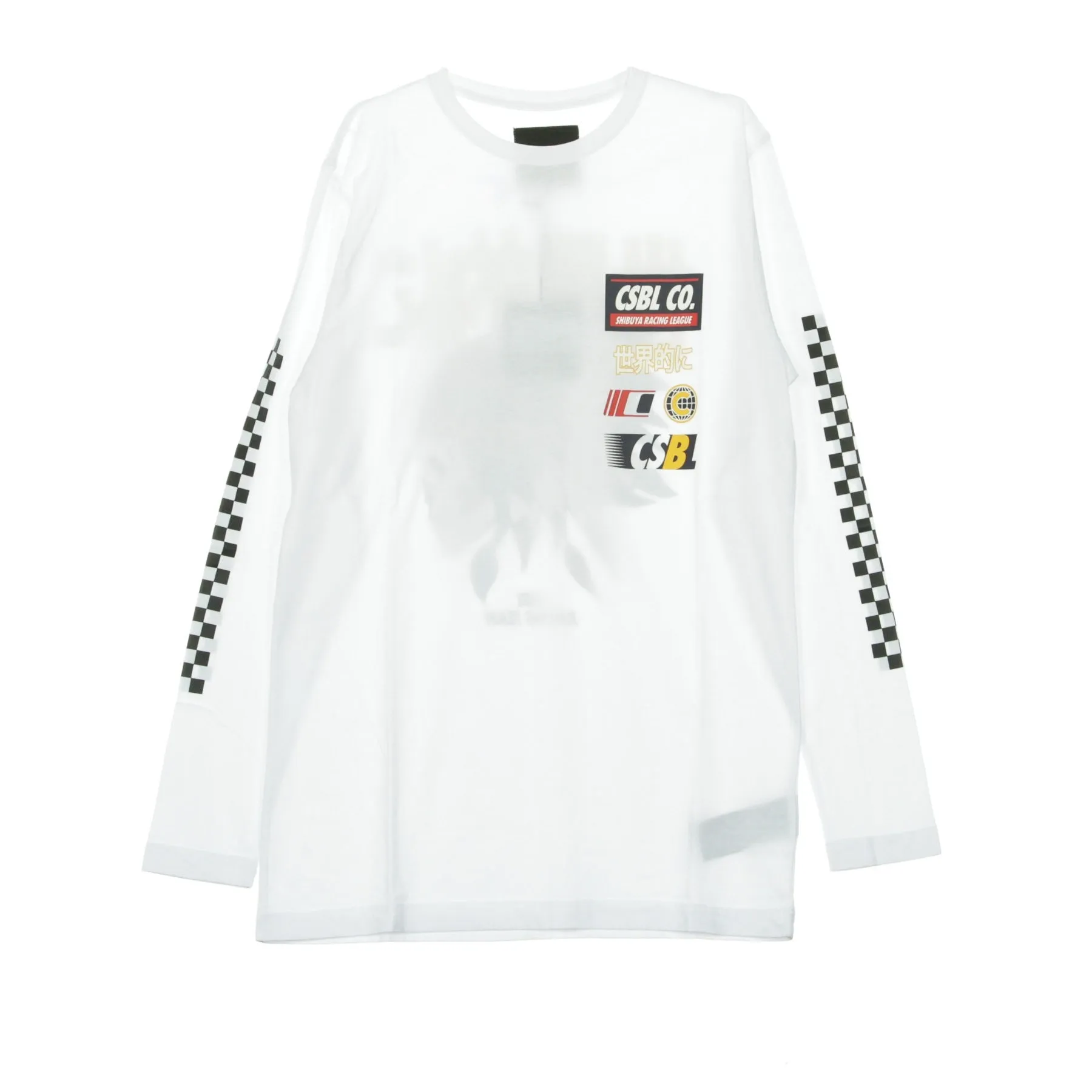 Maglietta Manica Lunga Uomo Downtown L/s White/black