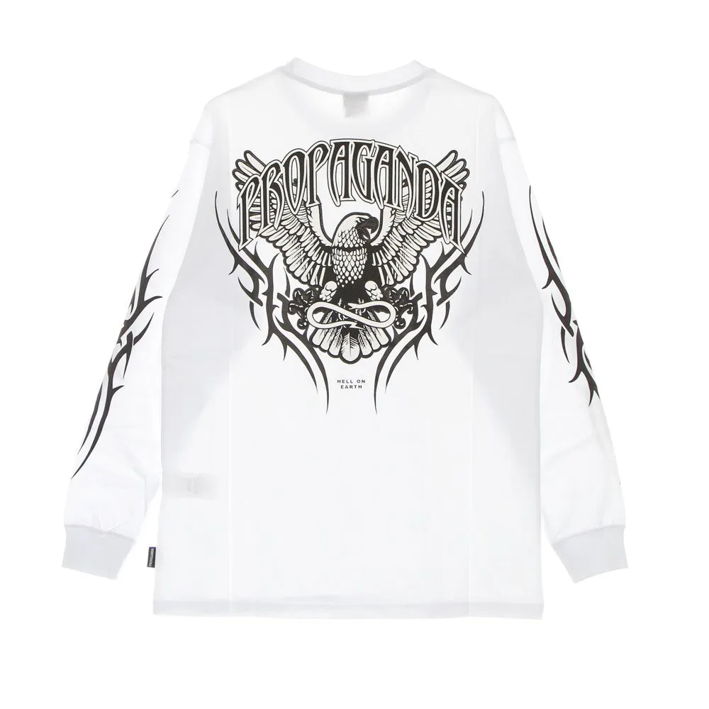 Maglietta Manica Lunga Uomo Eagle L/s Tee White