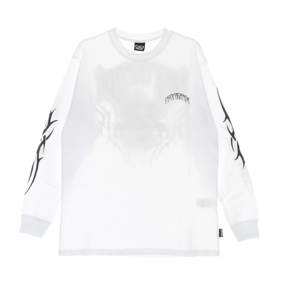 Maglietta Manica Lunga Uomo Eagle L/s Tee White