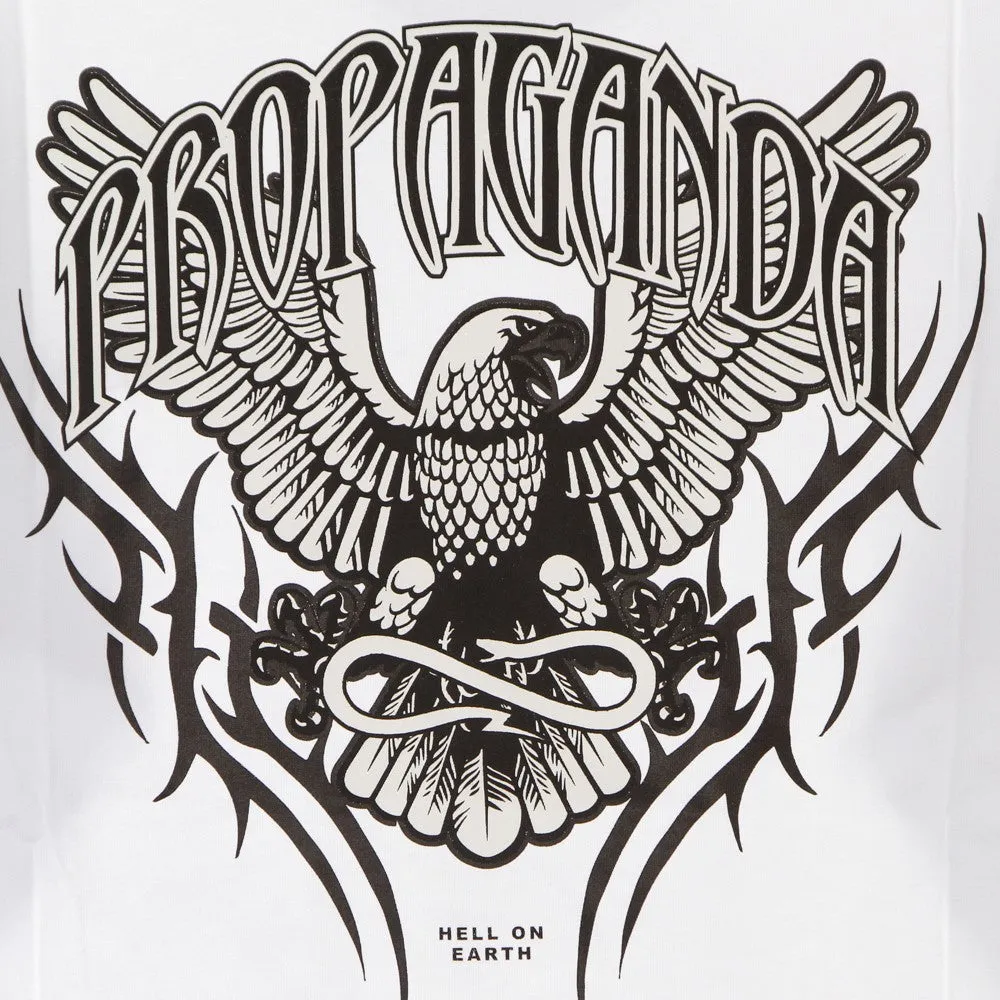 Maglietta Manica Lunga Uomo Eagle L/s Tee White