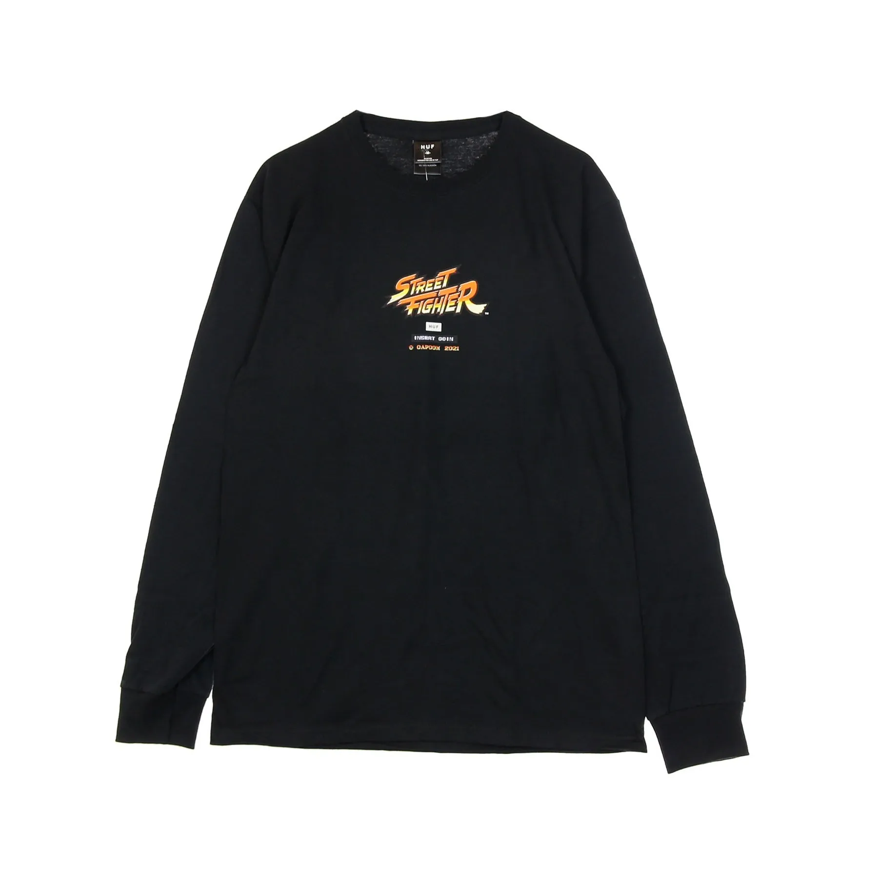 Maglietta Manica Lunga Uomo Ending L/s Tee X Street Fighter Ii Black