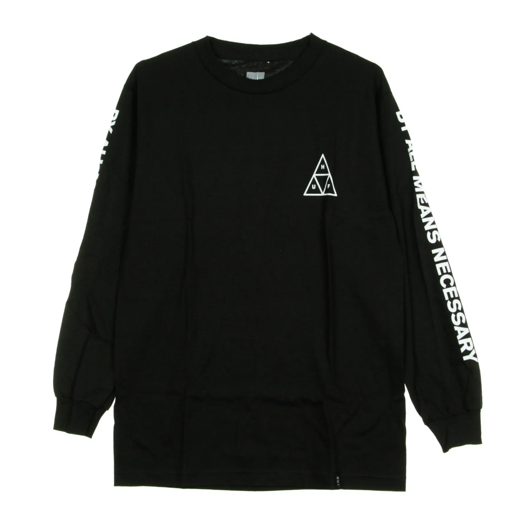 Maglietta Manica Lunga Uomo Essentials Tt L/s Black