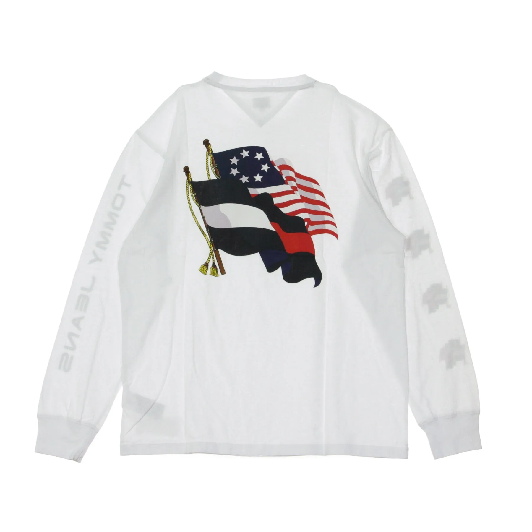 Maglietta Manica Lunga Uomo Flag Long L/s Cloud Dancer