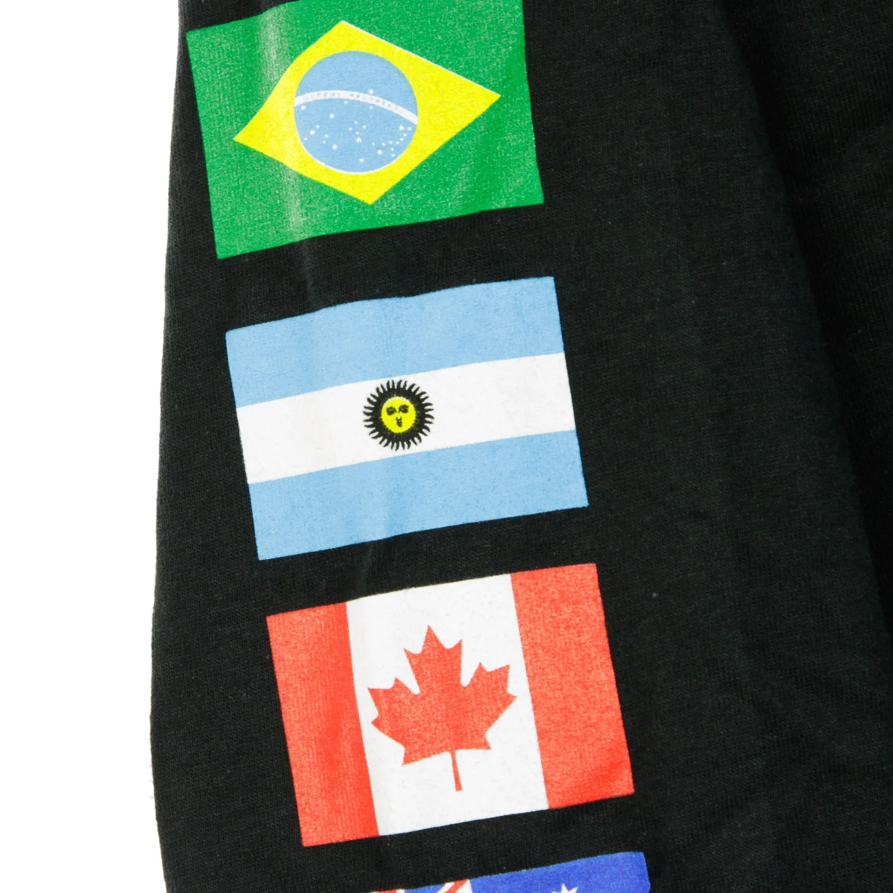 Maglietta Manica Lunga Uomo Flag Union L/s Tee Black