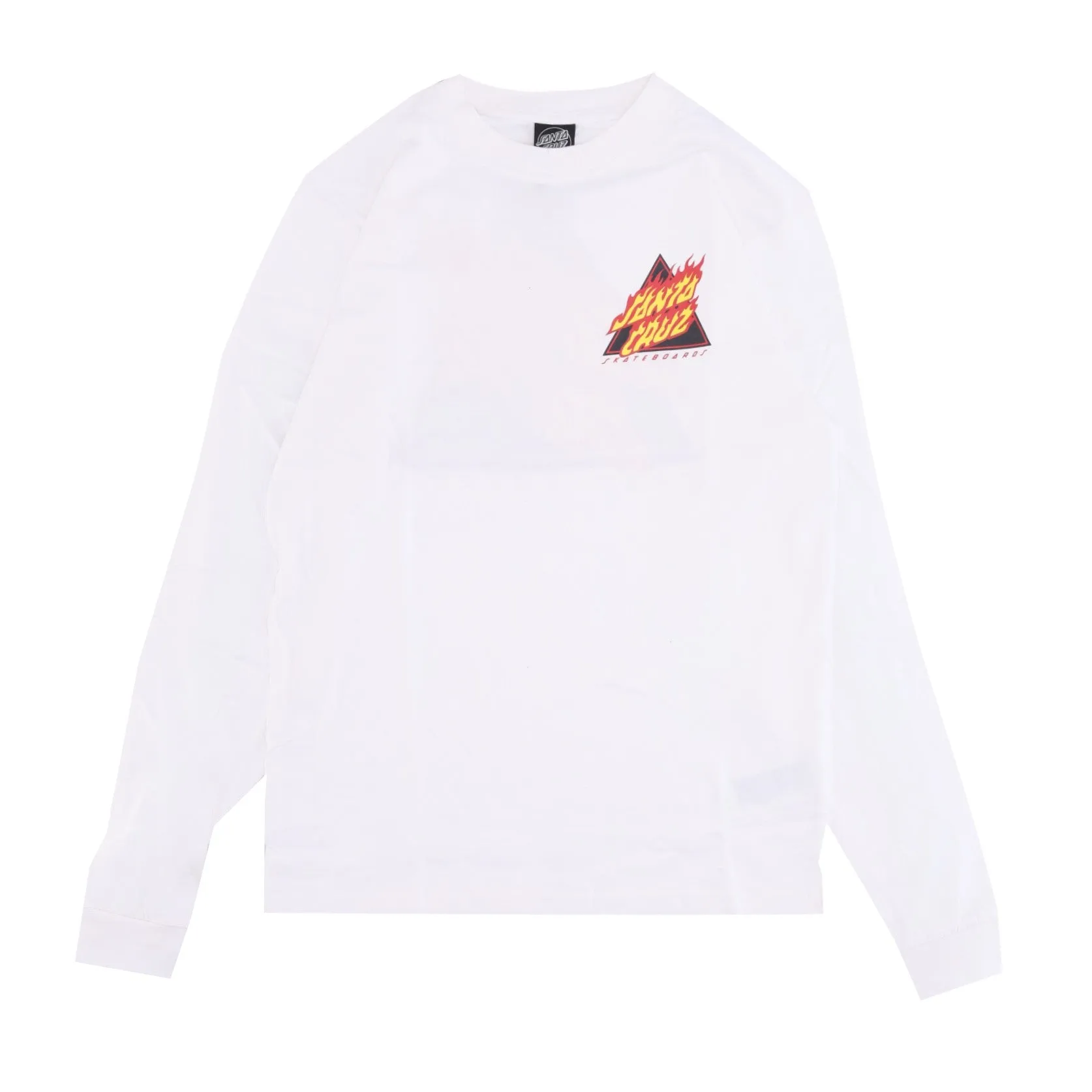 Maglietta Manica Lunga Uomo Flamed Not A Dot L/s Tee White