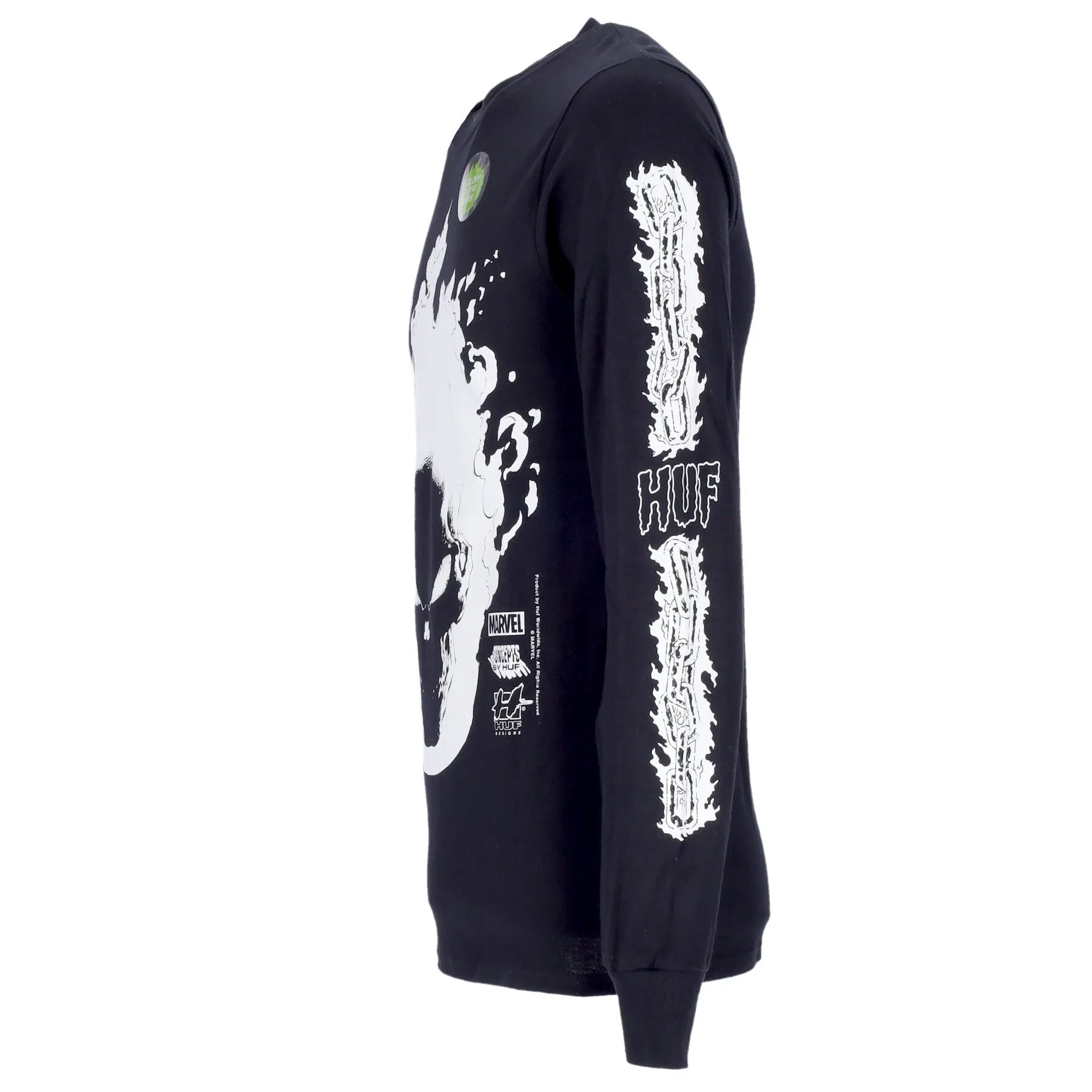 Maglietta Manica Lunga Uomo Ghost Rider L/s Tee X Marvel Black