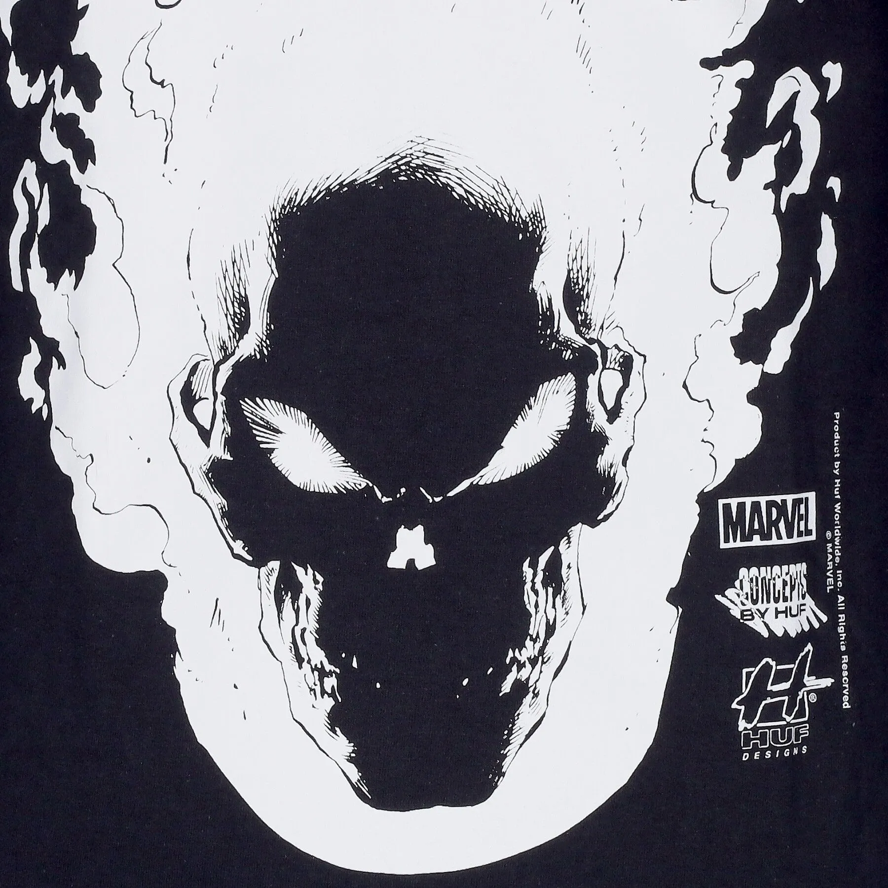 Maglietta Manica Lunga Uomo Ghost Rider L/s Tee X Marvel Black