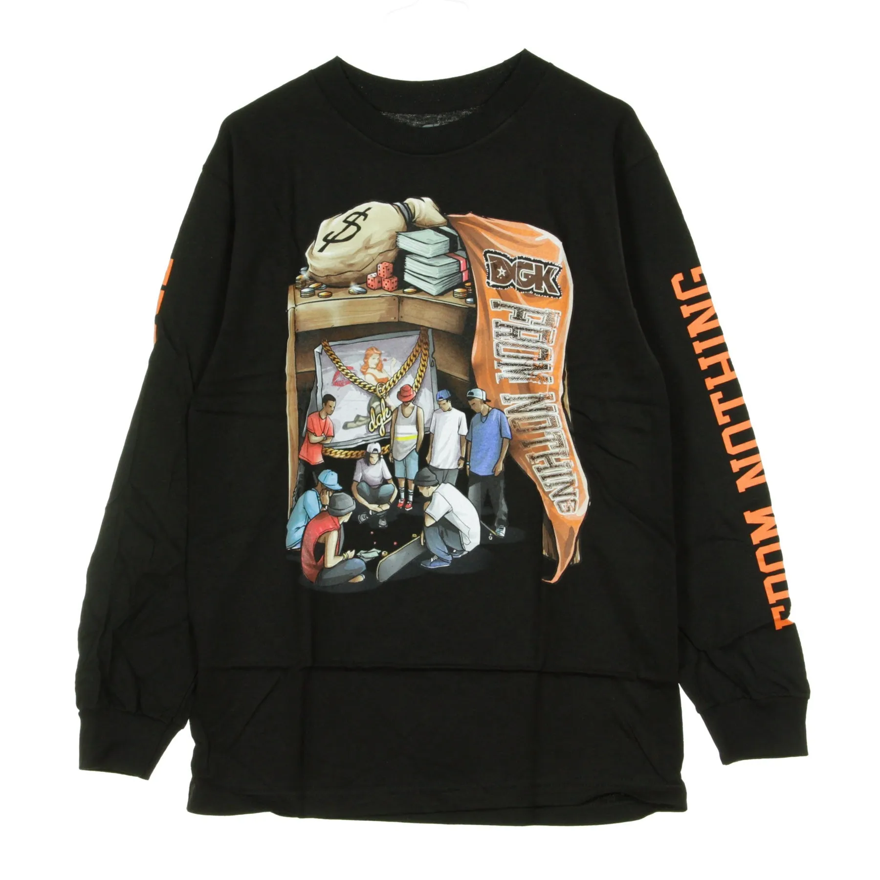 Maglietta Manica Lunga Uomo Hard Knocks L/s Black