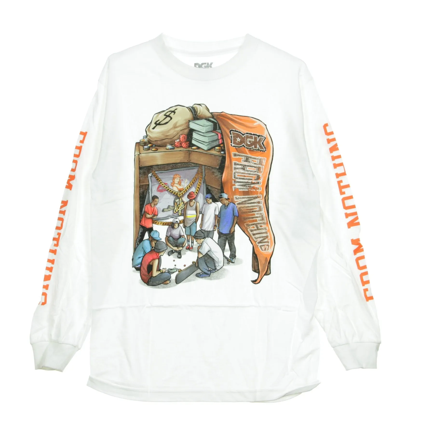 Maglietta Manica Lunga Uomo Hard Knocks L/s White