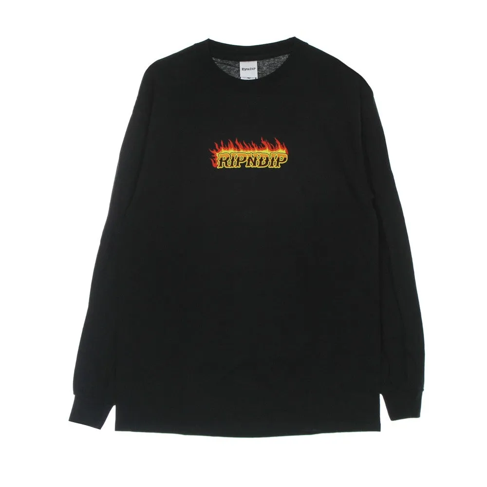 Maglietta Manica Lunga Uomo Match Made In Heaven L/s Tee Black