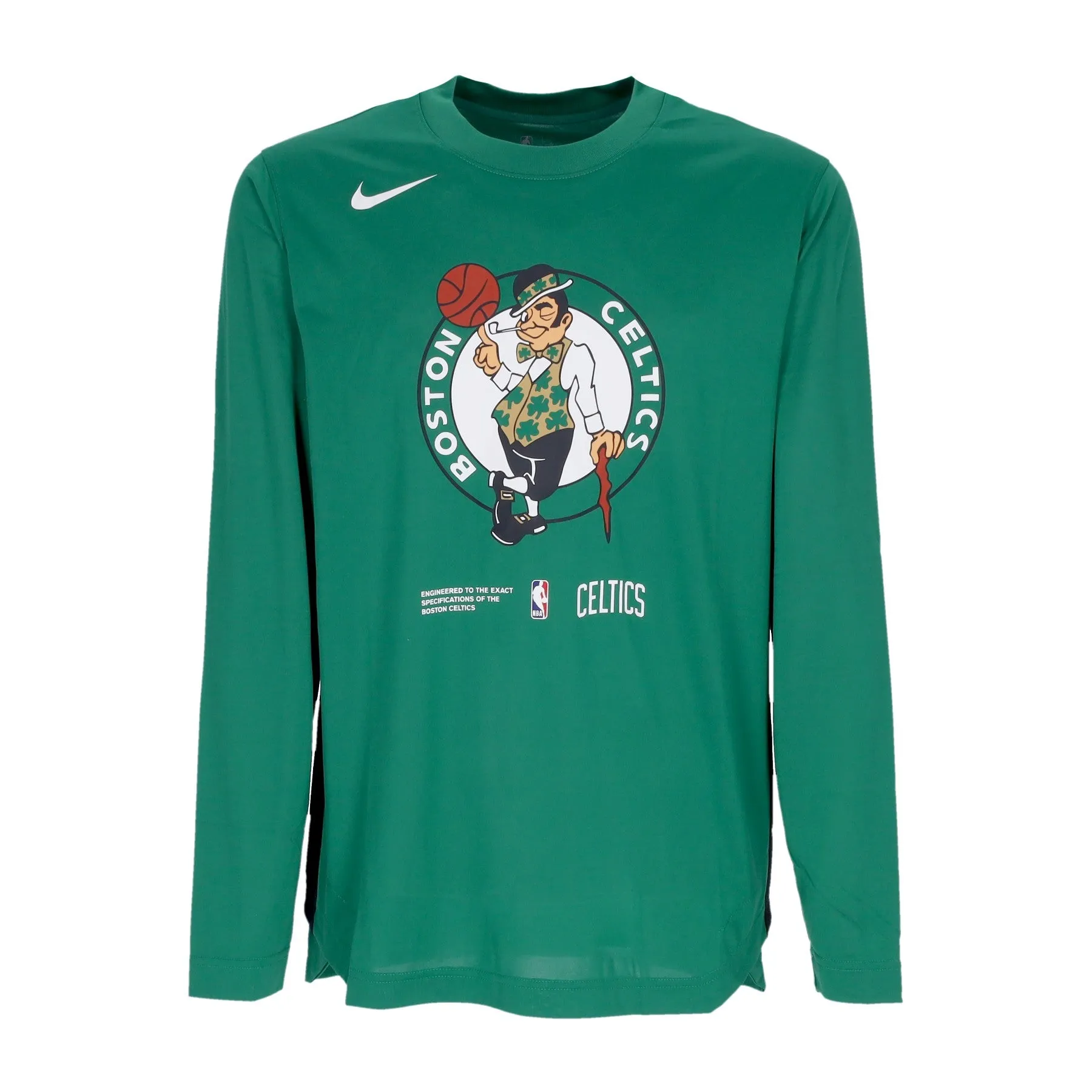 Maglietta Manica Lunga Uomo Nba Dri-fit Long-sleeve Top Boscel Clover/black