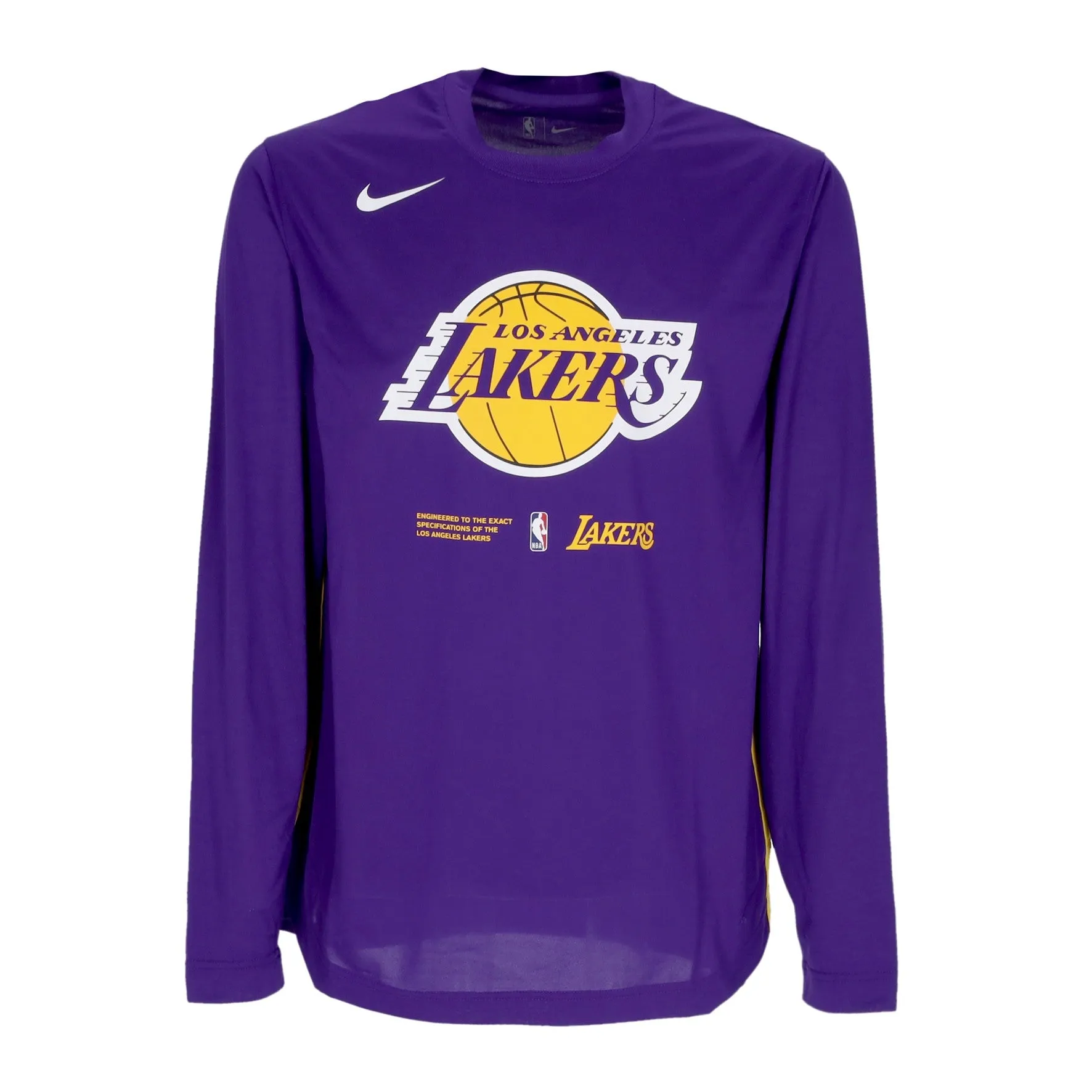 Maglietta Manica Lunga Uomo Nba Dri-fit Long-sleeve Top Loslak Field Purple/amarillo