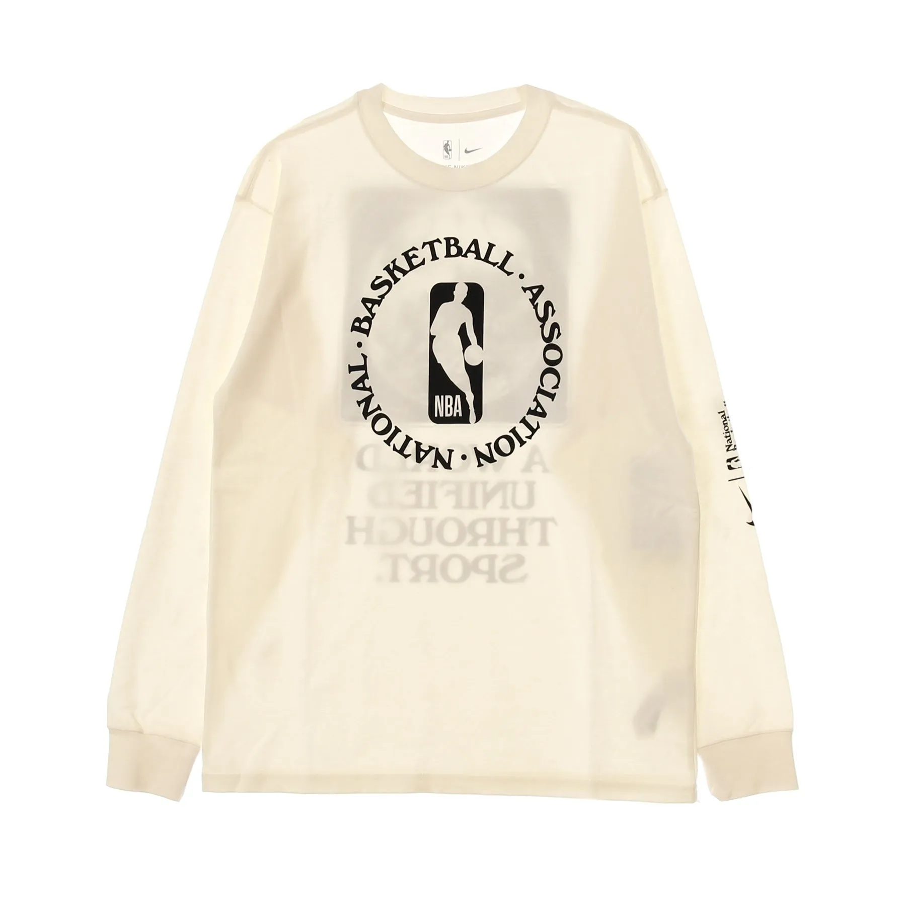 Maglietta Manica Lunga Uomo Nba Tee Courtside Team 31 M2z Pure