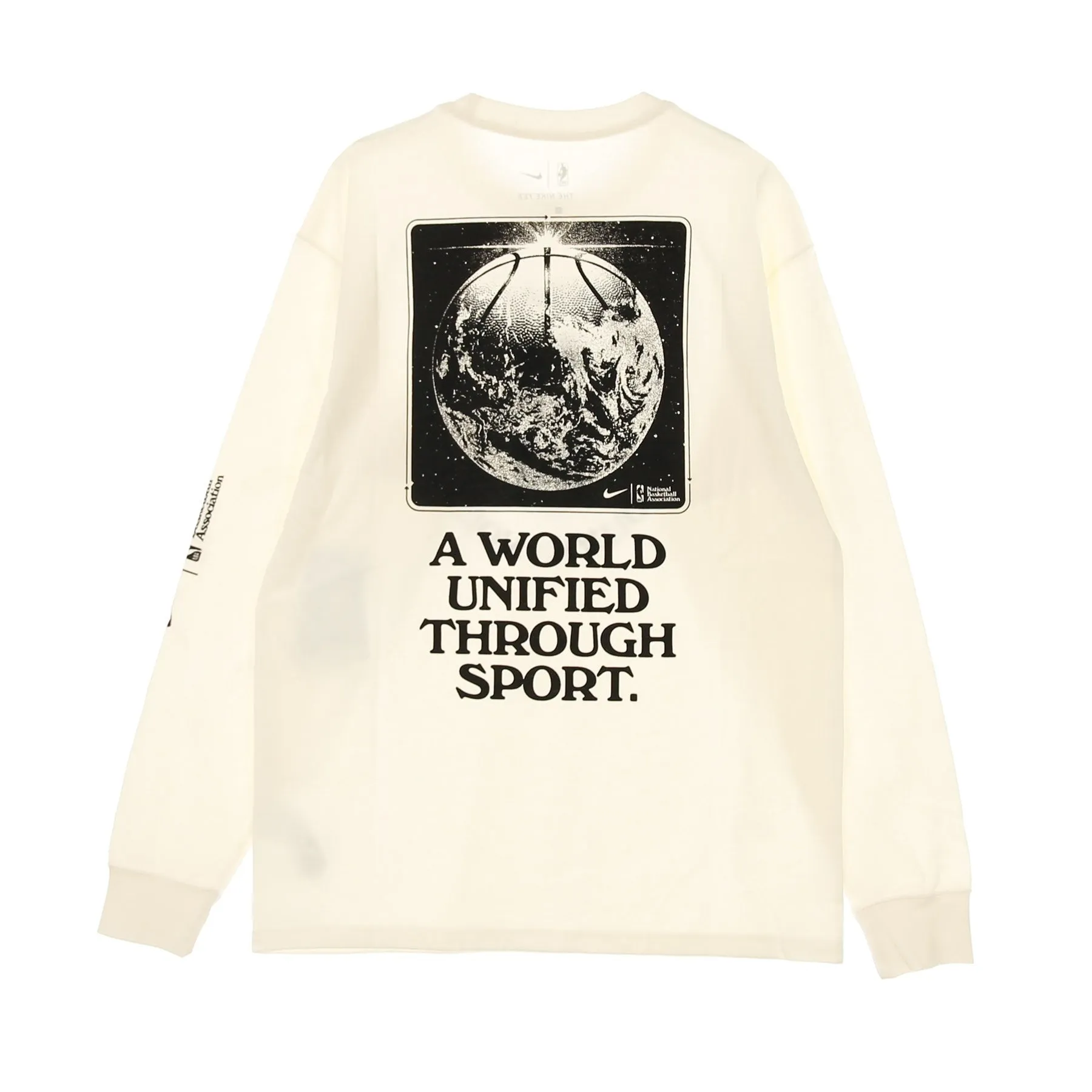 Maglietta Manica Lunga Uomo Nba Tee Courtside Team 31 M2z Pure