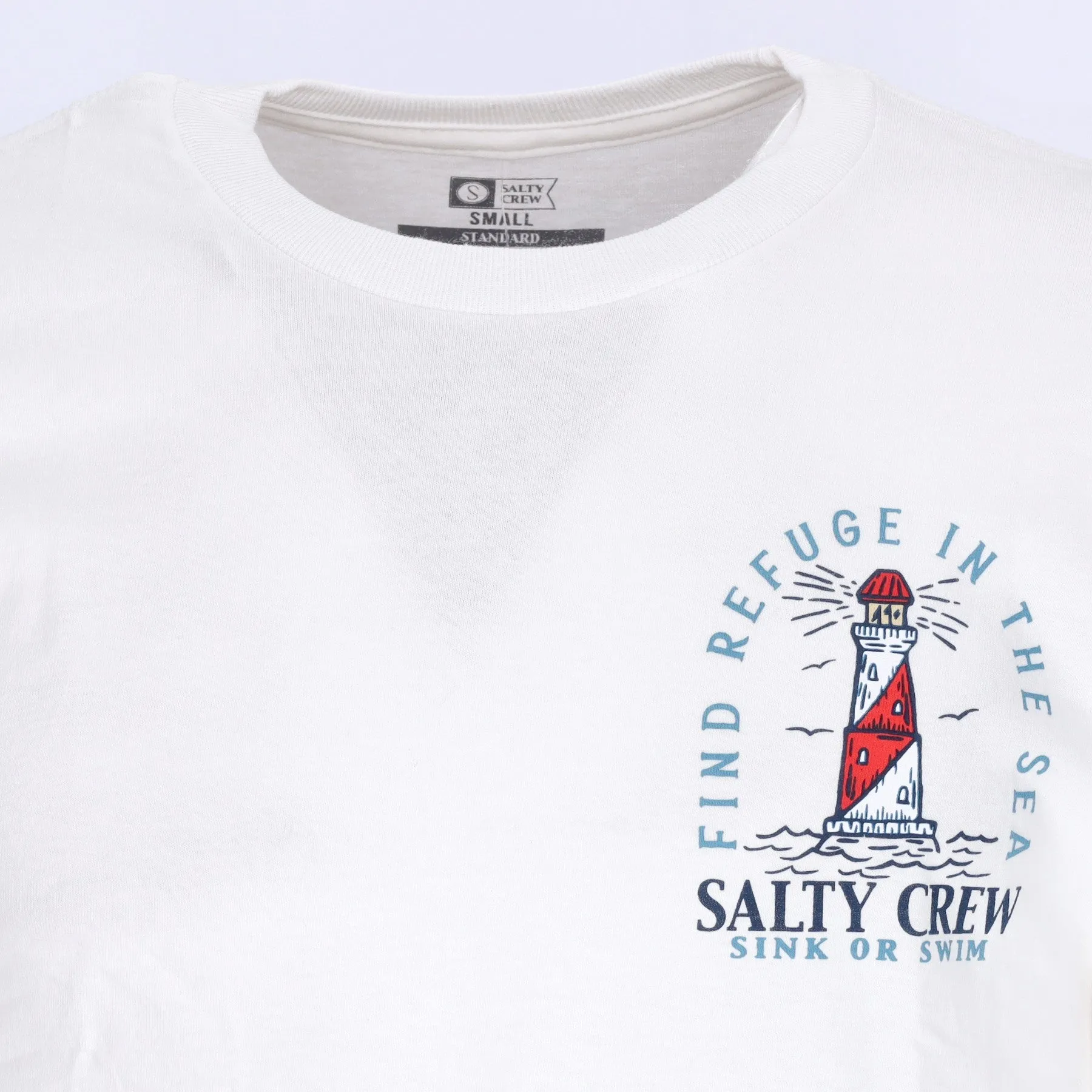 Maglietta Manica Lunga Uomo Outerbanks Standard L/s Tee White