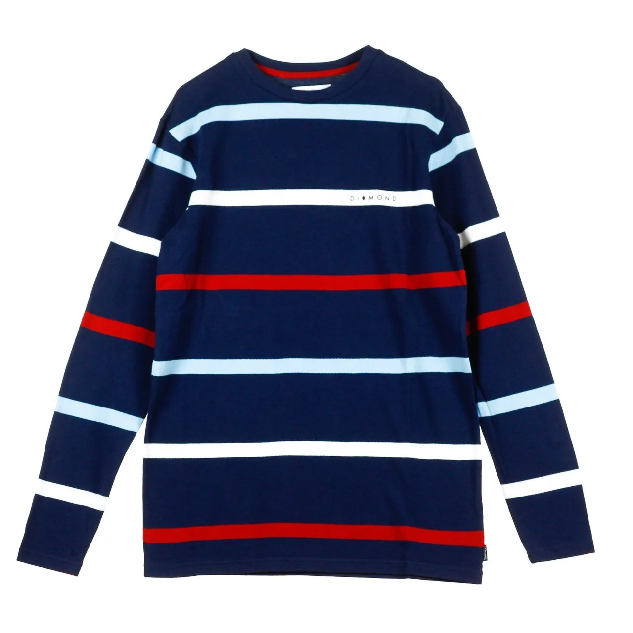 Maglietta Manica Lunga Uomo Paradise Striped Tee Navy