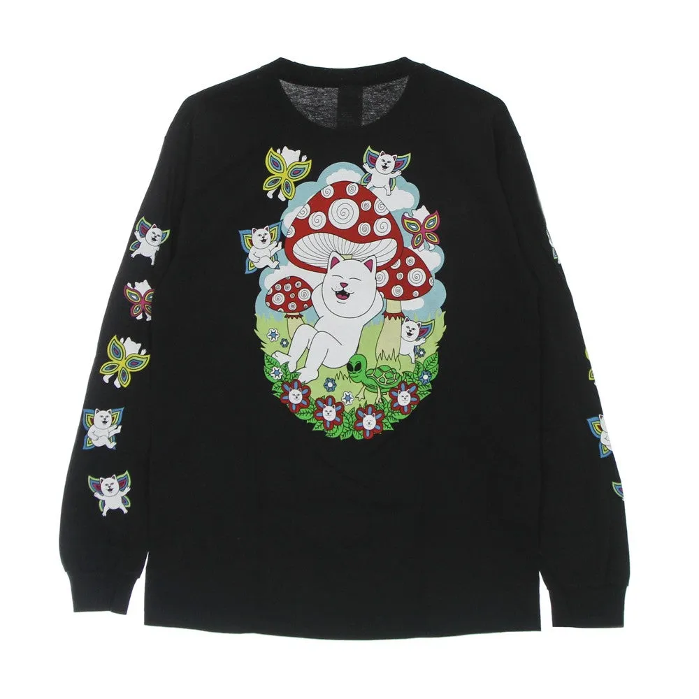 Maglietta Manica Lunga Uomo Promised Land L/s Tee Black