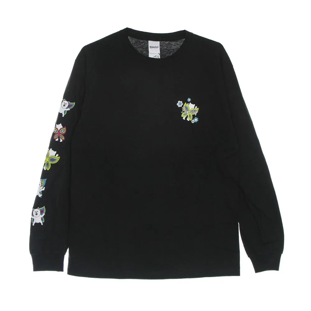 Maglietta Manica Lunga Uomo Promised Land L/s Tee Black