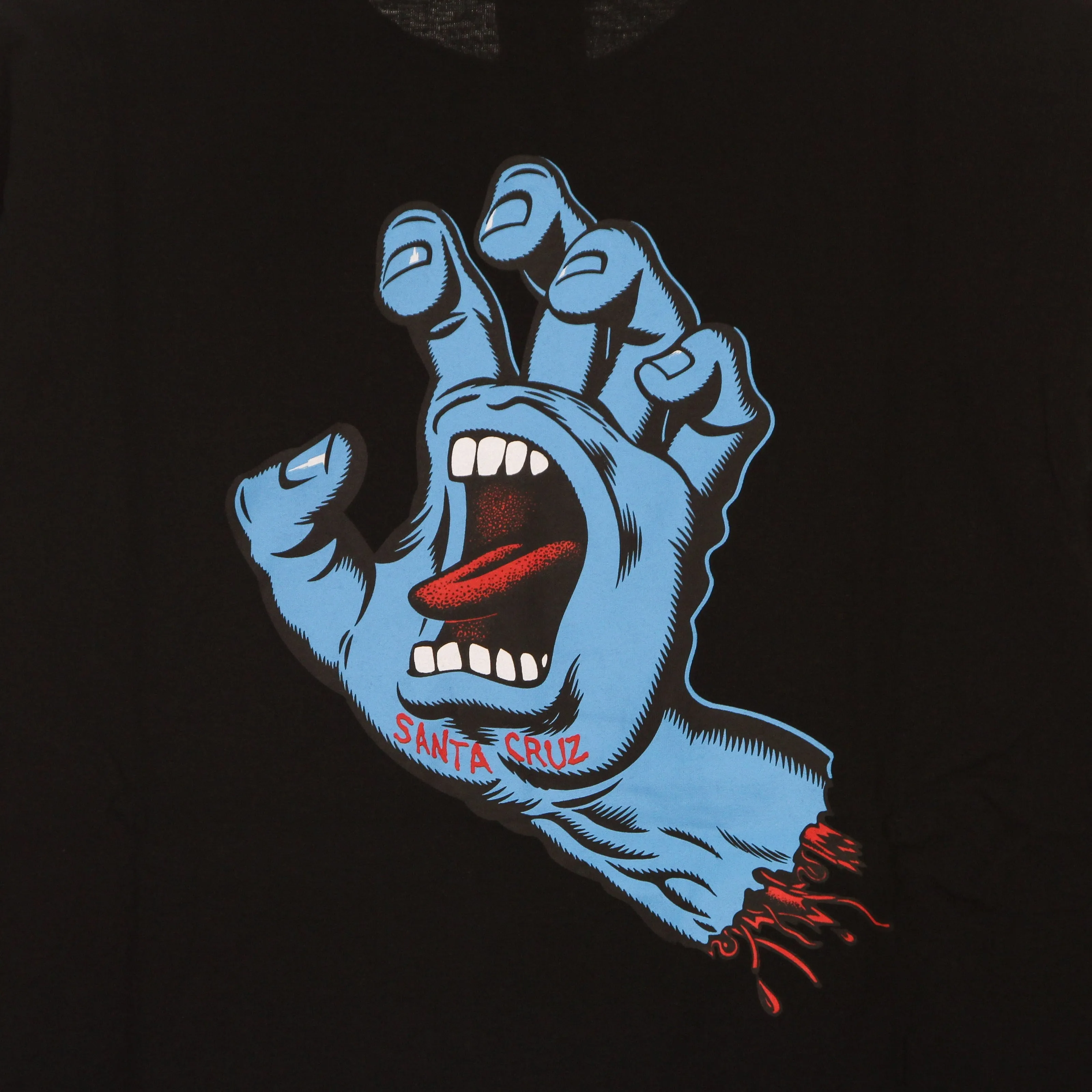 Maglietta Manica Lunga Uomo Screaming Hand Chest L/s Tee Black