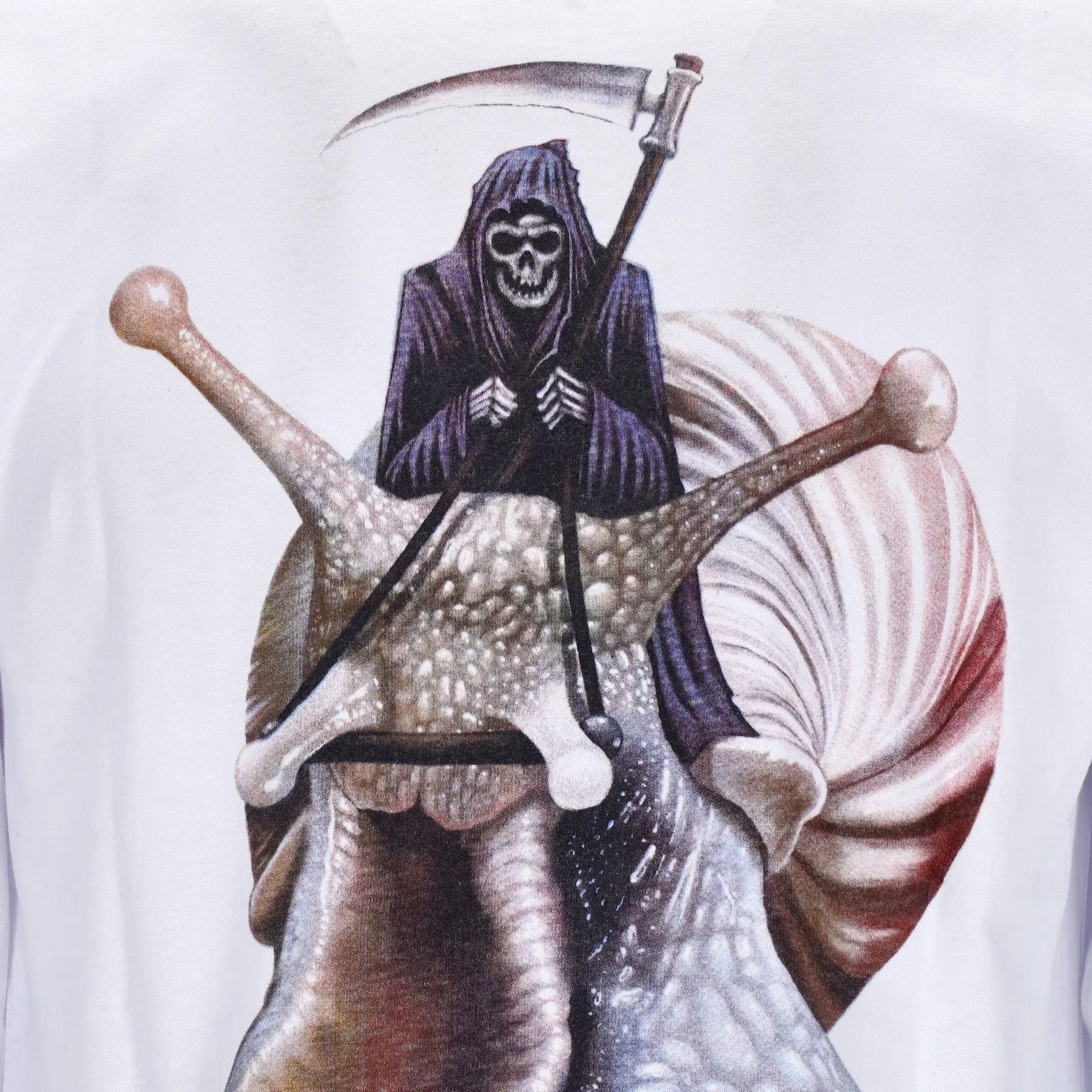 Maglietta Manica Lunga Uomo Slowly L/s Tee White