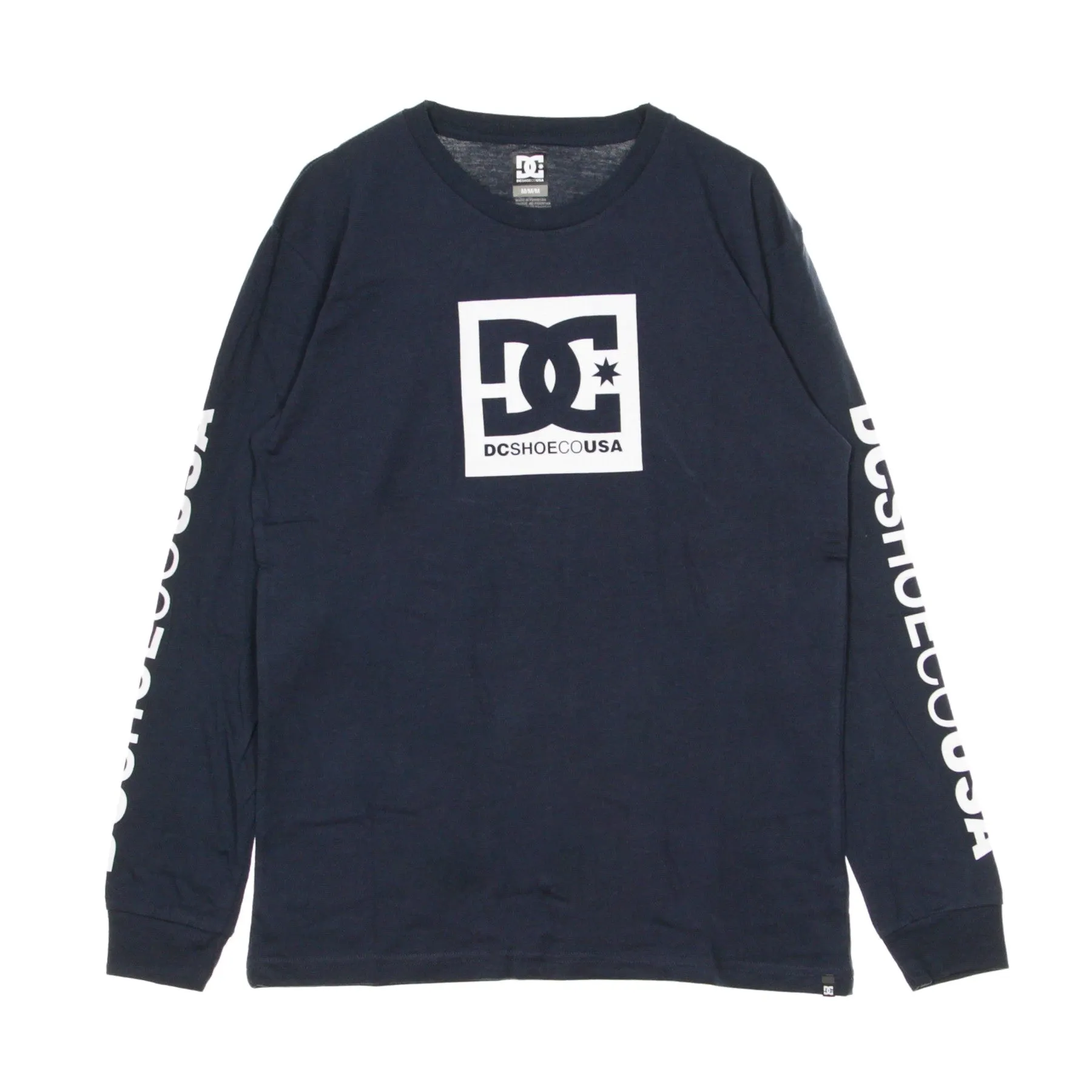 Maglietta Manica Lunga Uomo Square Star L/s Navy/white
