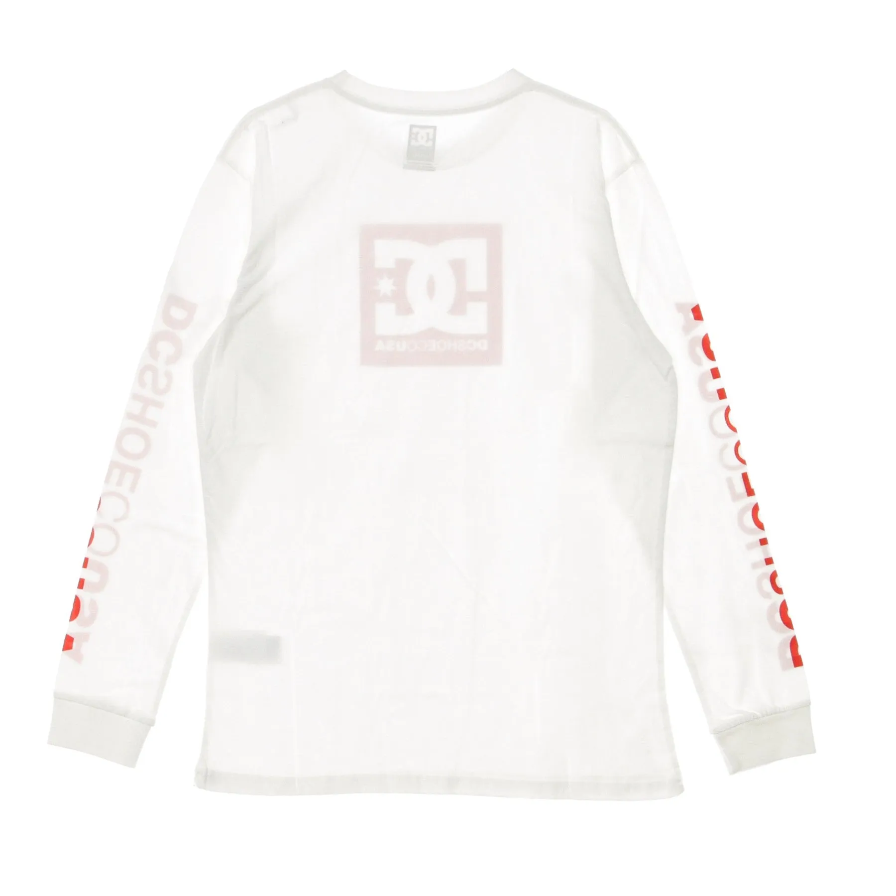 Maglietta Manica Lunga Uomo Square Star L/s White/red