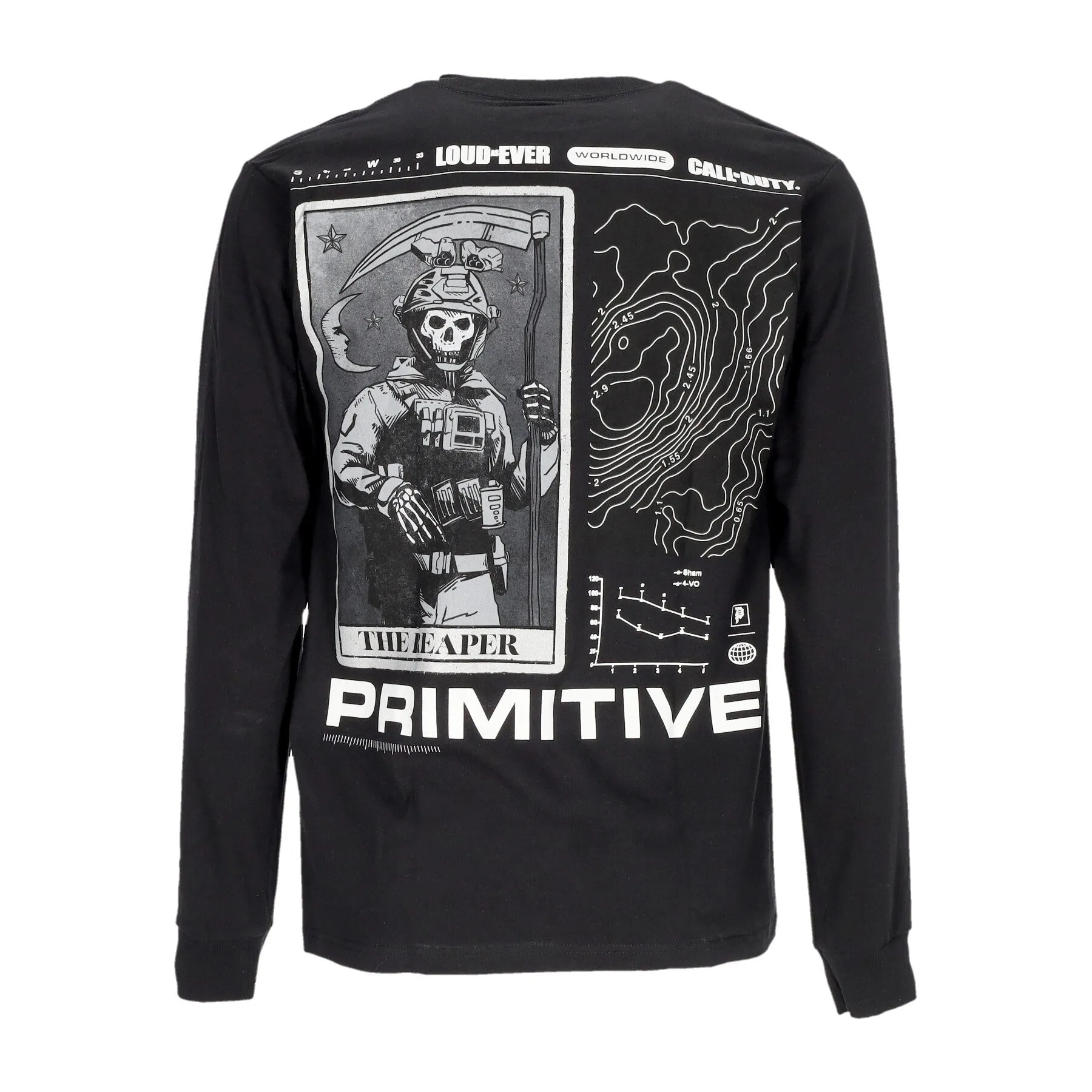 Maglietta Manica Lunga Uomo Tactics L/s Tee X Call Of Duty Black