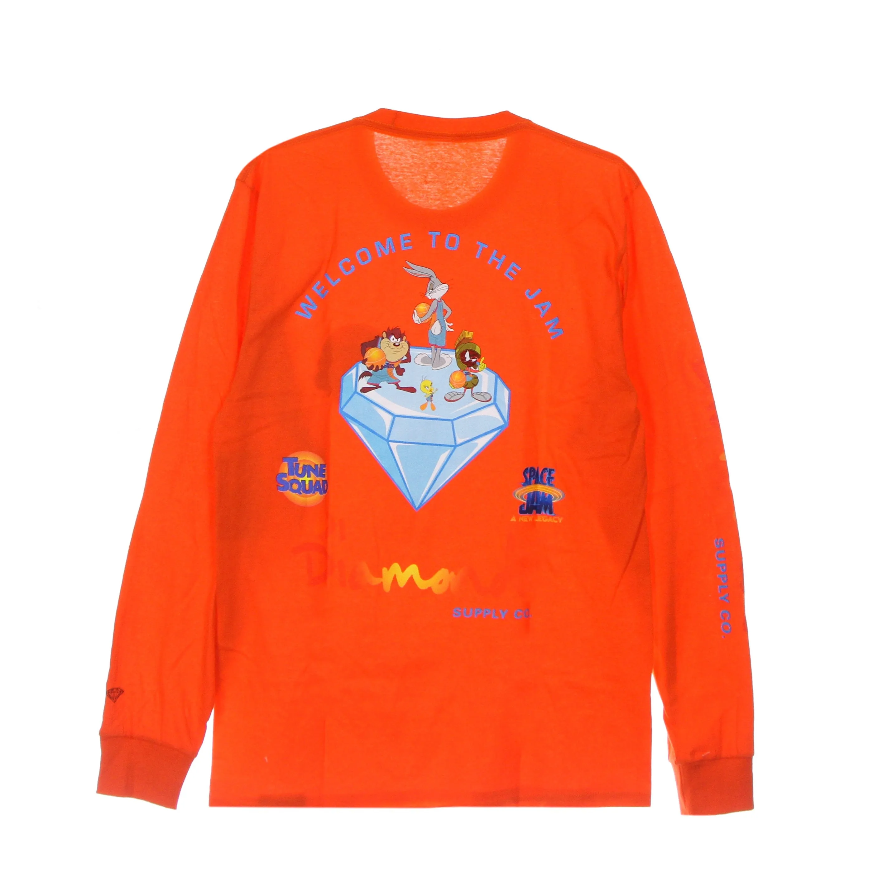 Maglietta Manica Lunga Uomo Welcome To The Jam L/s Tee X Space Jam 2 Orange