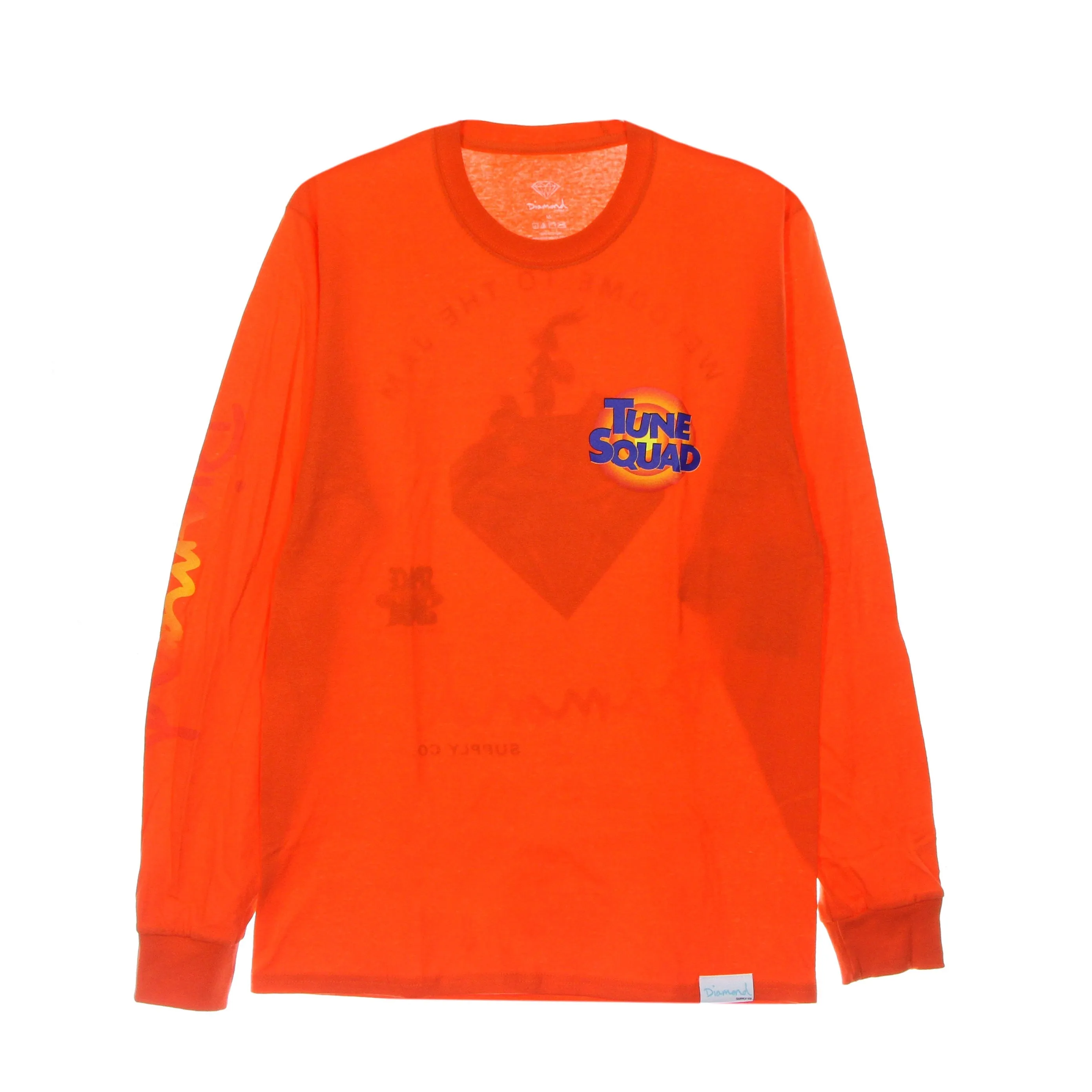Maglietta Manica Lunga Uomo Welcome To The Jam L/s Tee X Space Jam 2 Orange