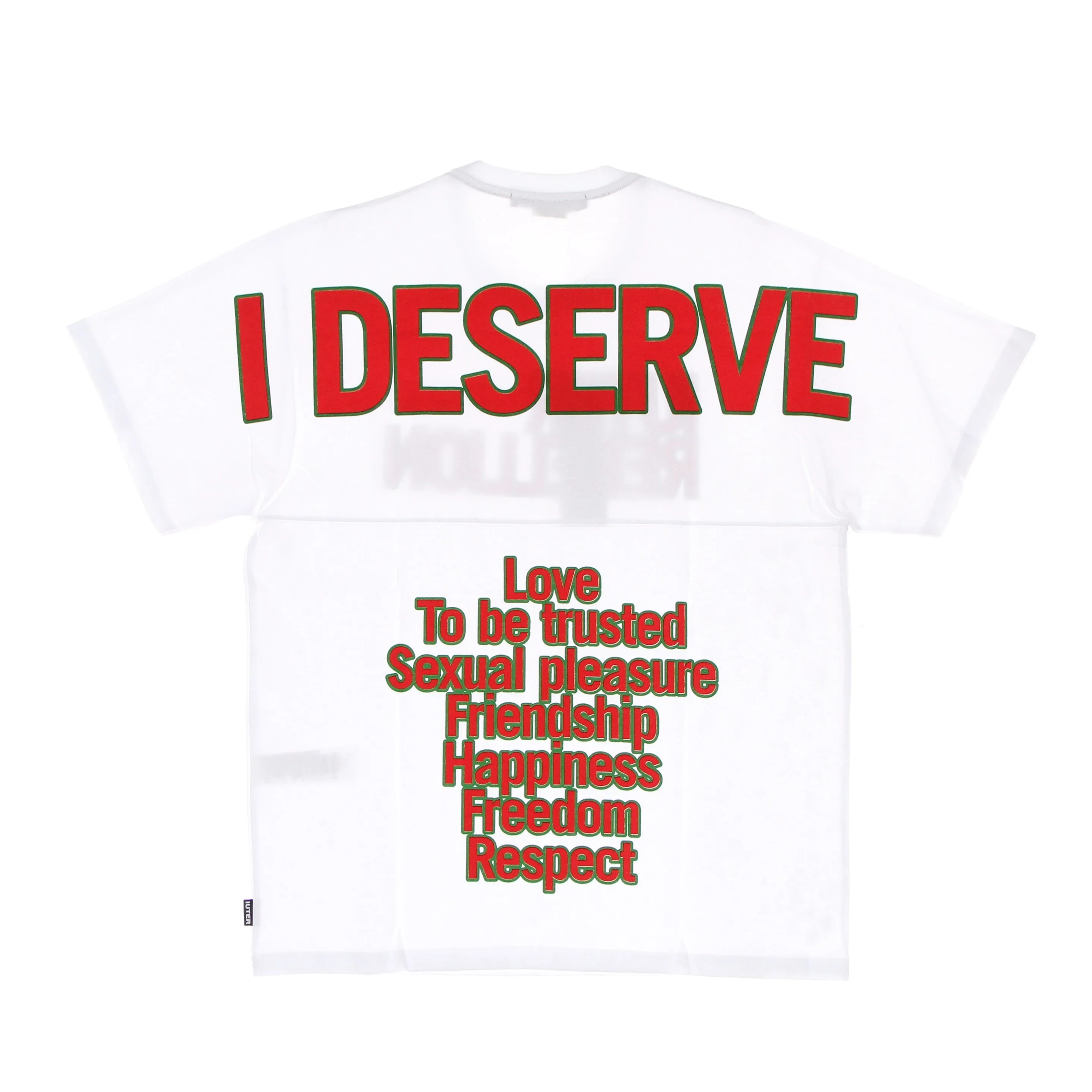 Maglietta Uomo Deserve Tee White