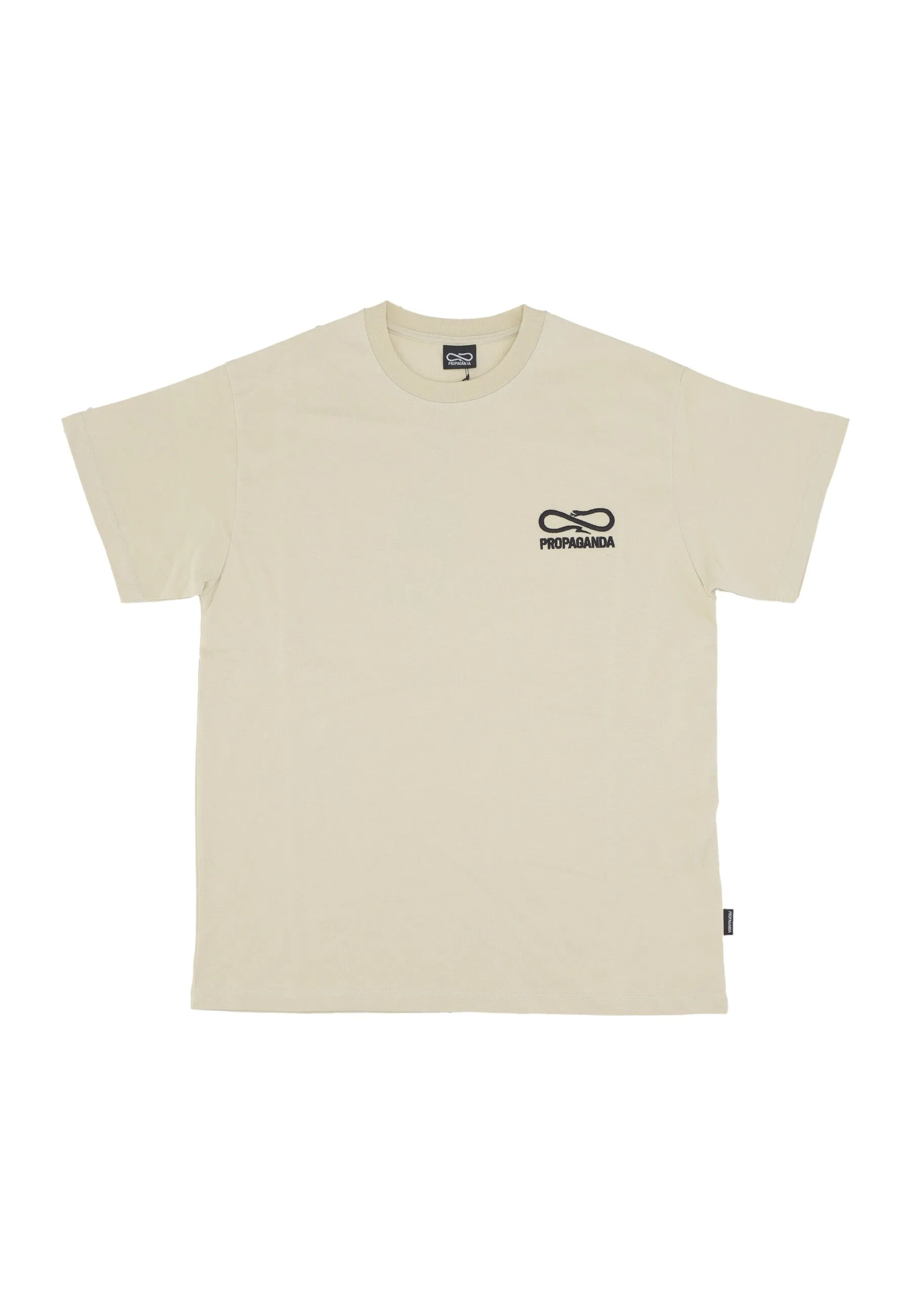 Maglietta Uomo Logo Embroidery Tee Gravel