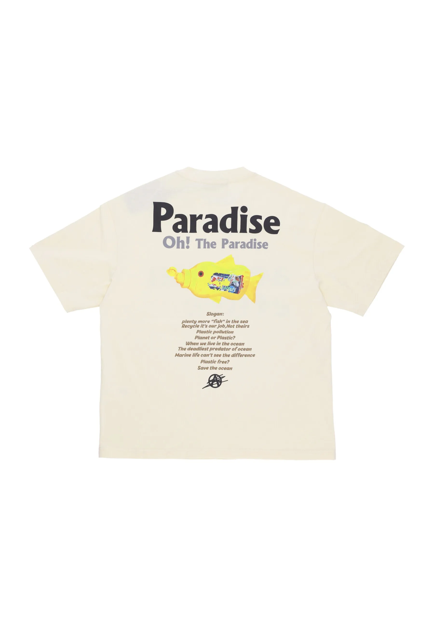 Maglietta Uomo The Polluted Tee Cream