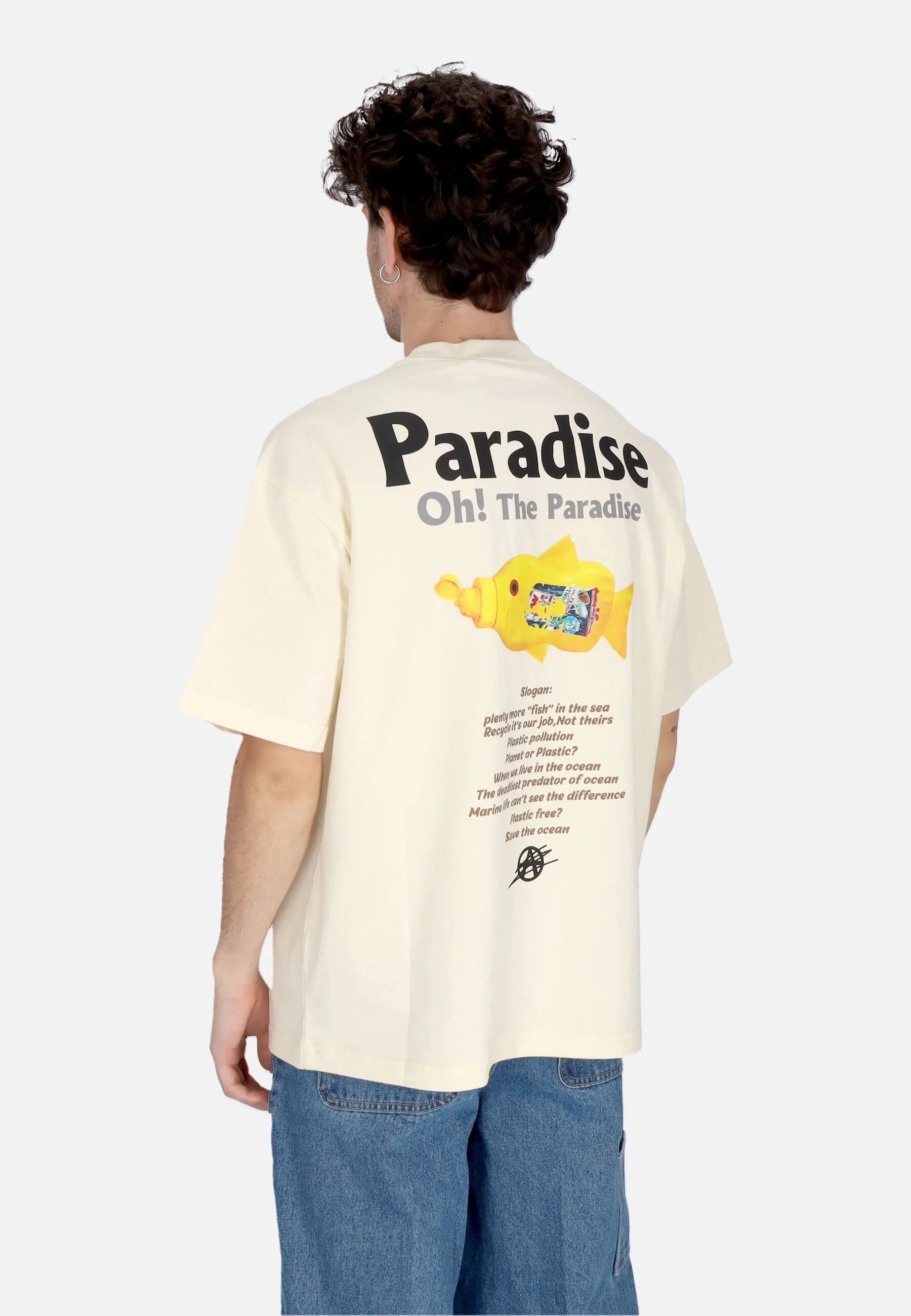 Maglietta Uomo The Polluted Tee Cream