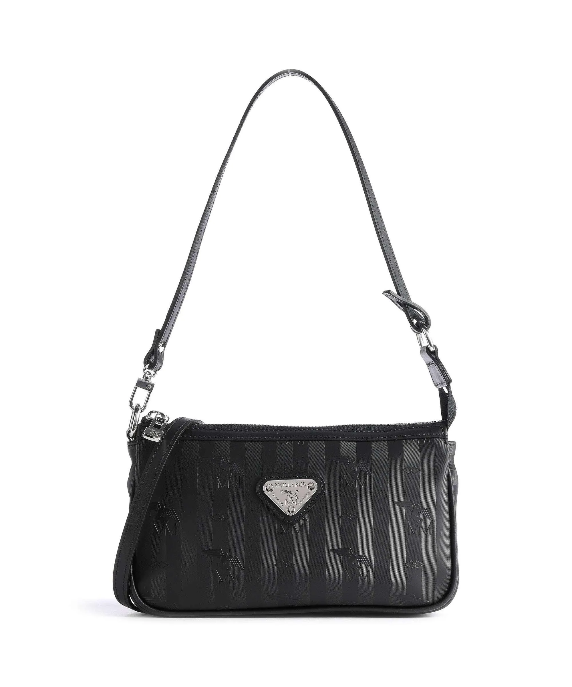  Maison Mollerus Vinerus Missy Borsa a spalla tela nero  