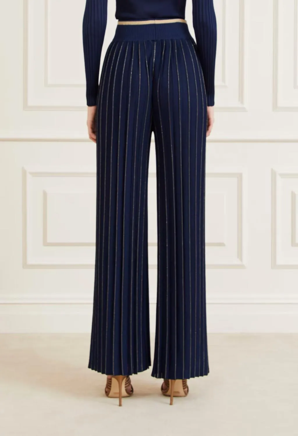 marciano guess  pantaloni plissettati