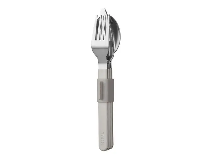 Mepal Silueta Nordic White set di posate - 3 pezzi
